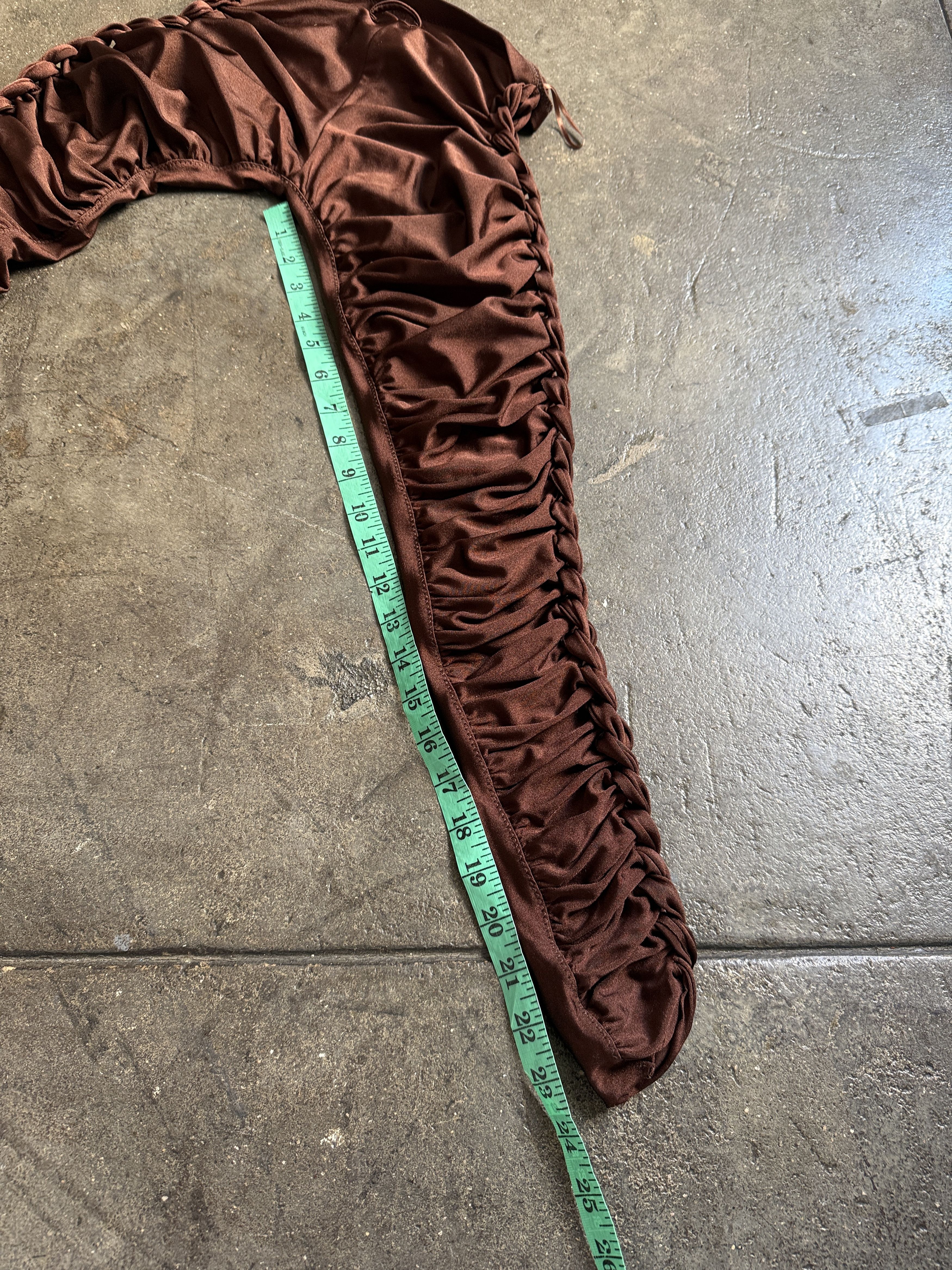 Jean Paul Gaultier Early 2000's Brand New Twisted Capri Tights Size 26" / US 2 / IT 38 - 12 Thumbnail