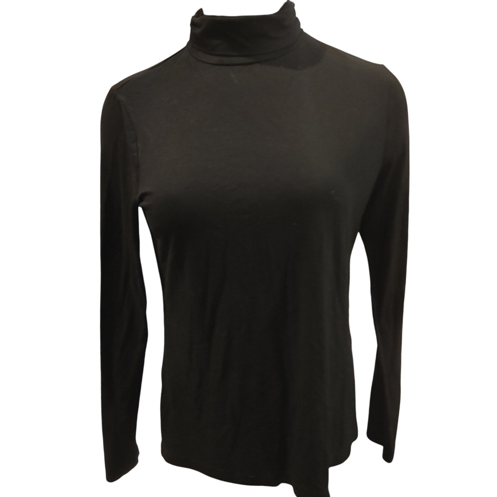 Other Chico's Women's 1 Black Long Sleeve Turtle Neck Top Size S / US 4 / IT 40 - 1 Thumbnail