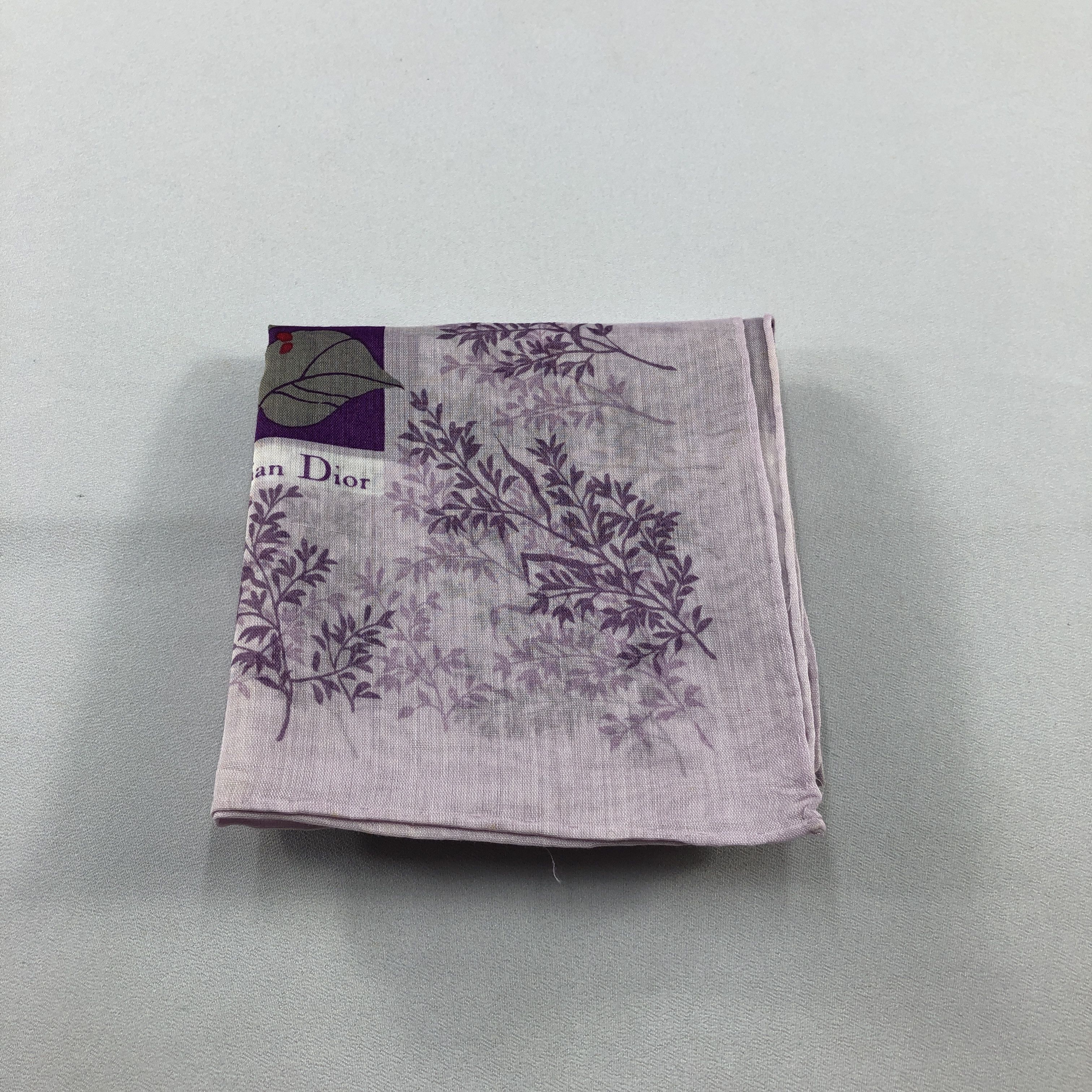Christian Dior Monsieur Christian Dior CD Handkerchief Neckerchief Bandana H3076 Size ONE SIZE - 6 Thumbnail