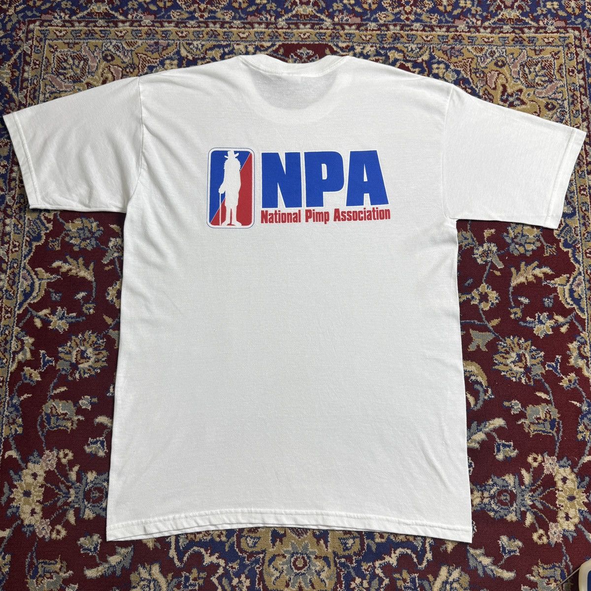 Vintage 2000s National Pimp Association NPA humor funny parody tee Size US L / EU 52-54 / 3 - 3 Thumbnail