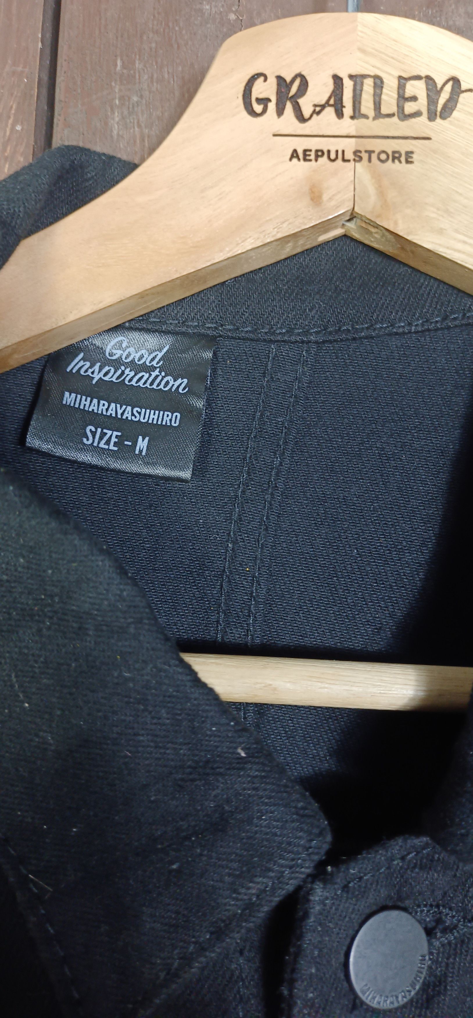 Maison MIHARA YASUHIRO Miharayasuhiro Denim Jacket Super Black Size US M / EU 48-50 / 2 - 12 Thumbnail