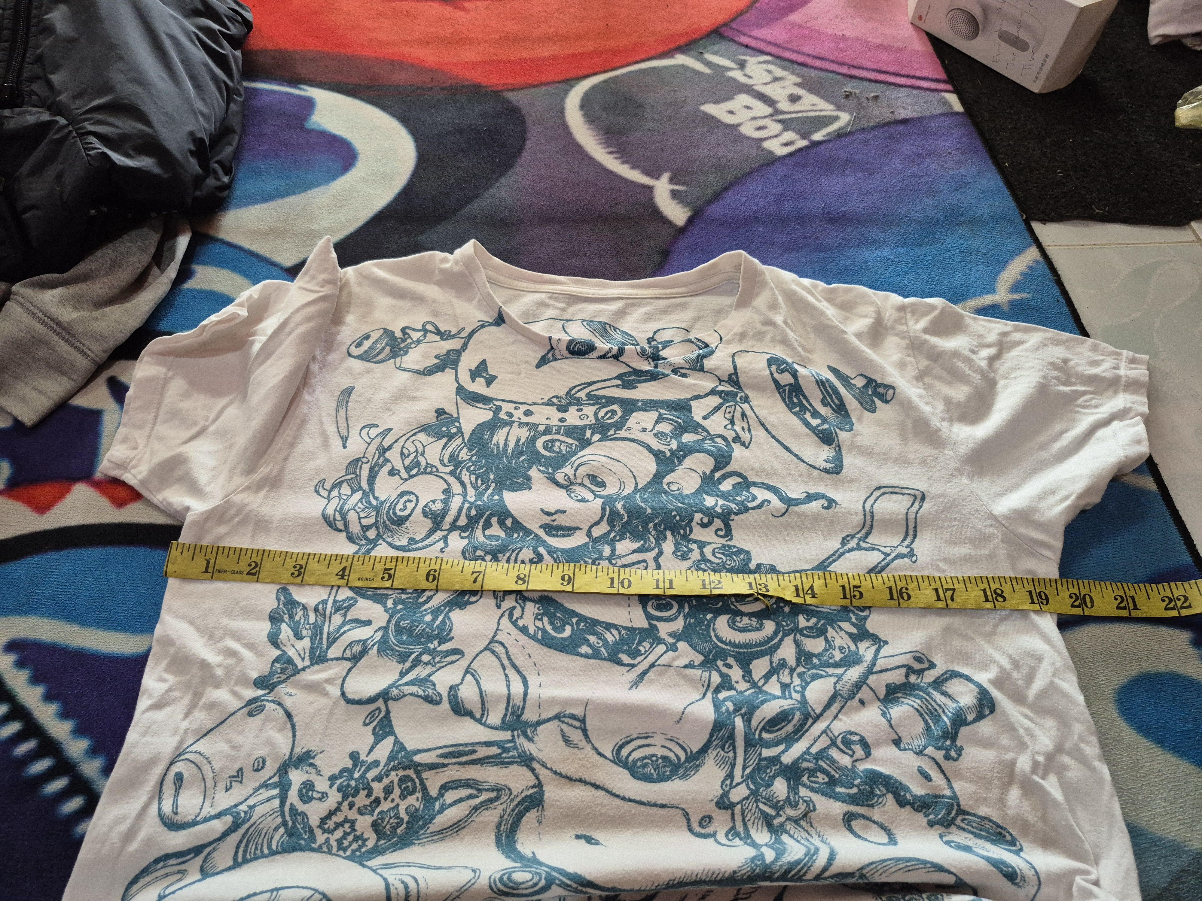 Japanese Brand 🔥 Japanese Anime Cartoon Cyborg Cyberpunk Tee Size US M / EU 48-50 / 2 - 10 Thumbnail