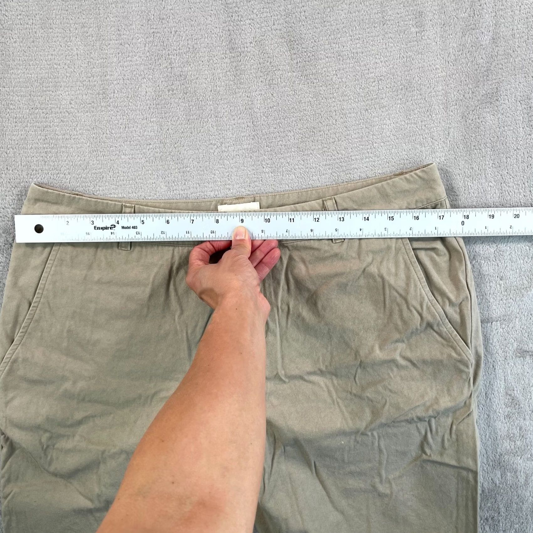 Simon Miller Simon Miller Chino Pants Men 34x32 Beige Straight Leg Designer Office Casual Jeans Size US 34 / EU 50 - 5 Thumbnail
