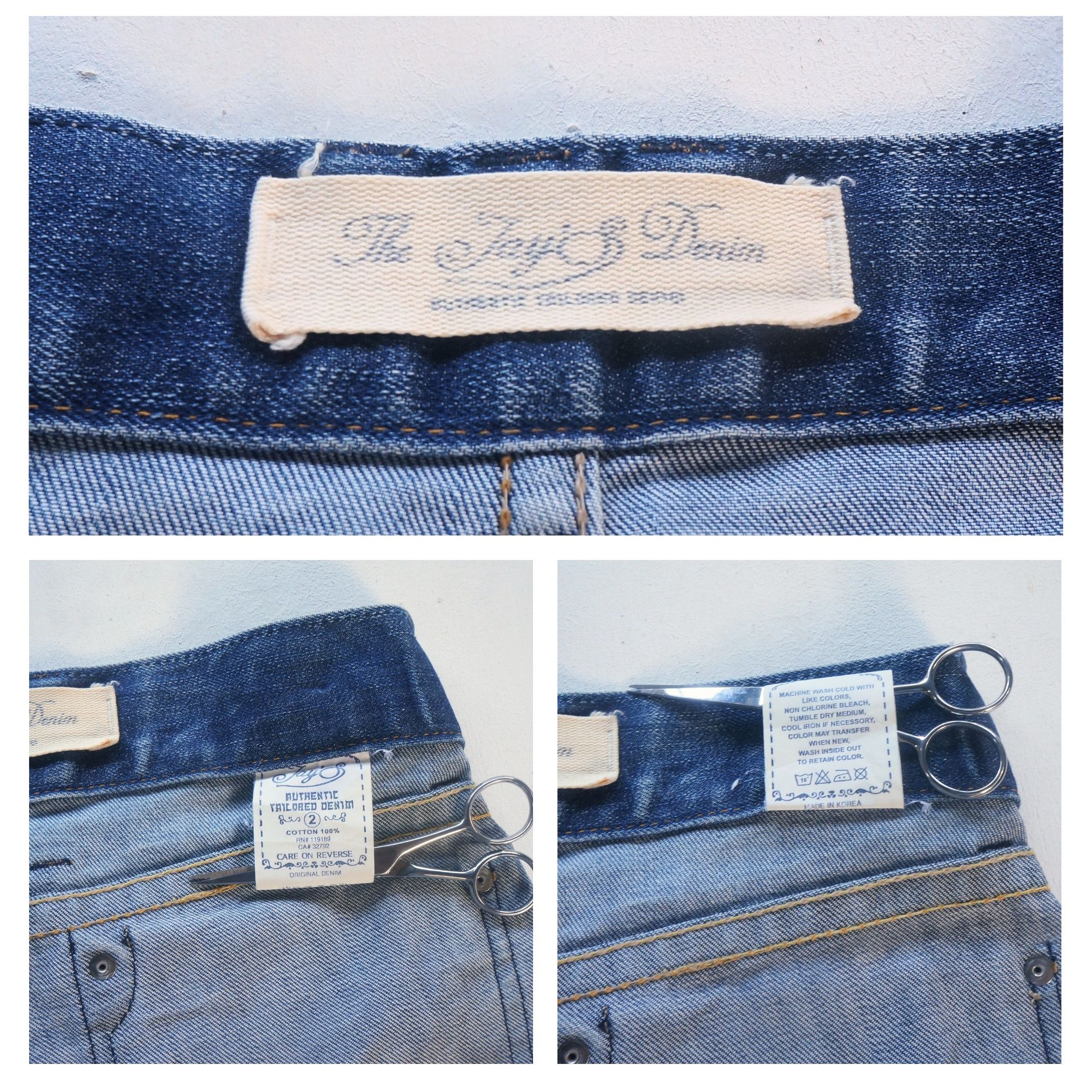 Vintage Jay's Denim Whiskers Jeans Size 28" / US 6 / IT 42 - 6 Thumbnail
