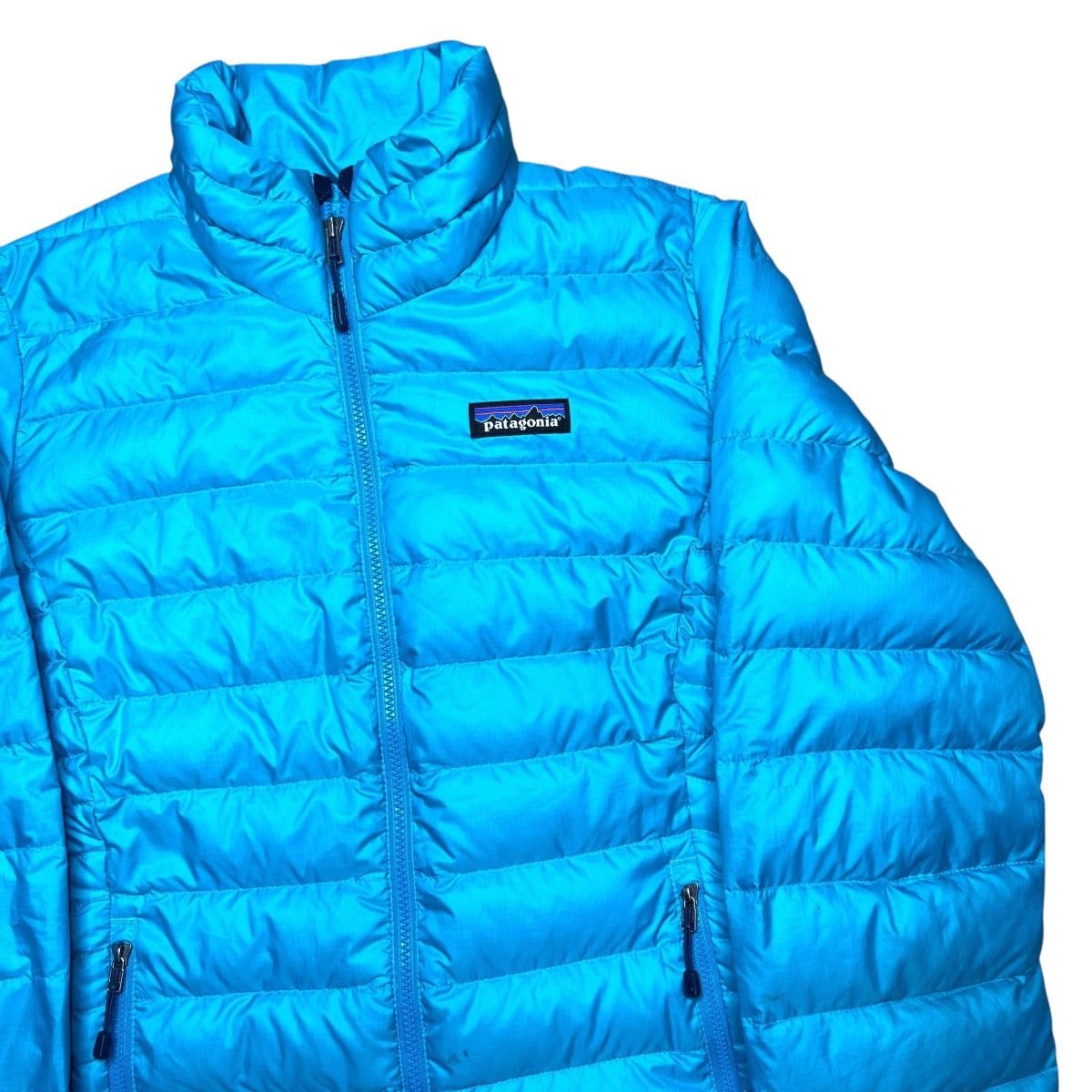 Patagonia Patagonia Women’s Style #84683 Down Blue Zip Puffer Jacket Size S / US 4 / IT 40 - 19 Thumbnail