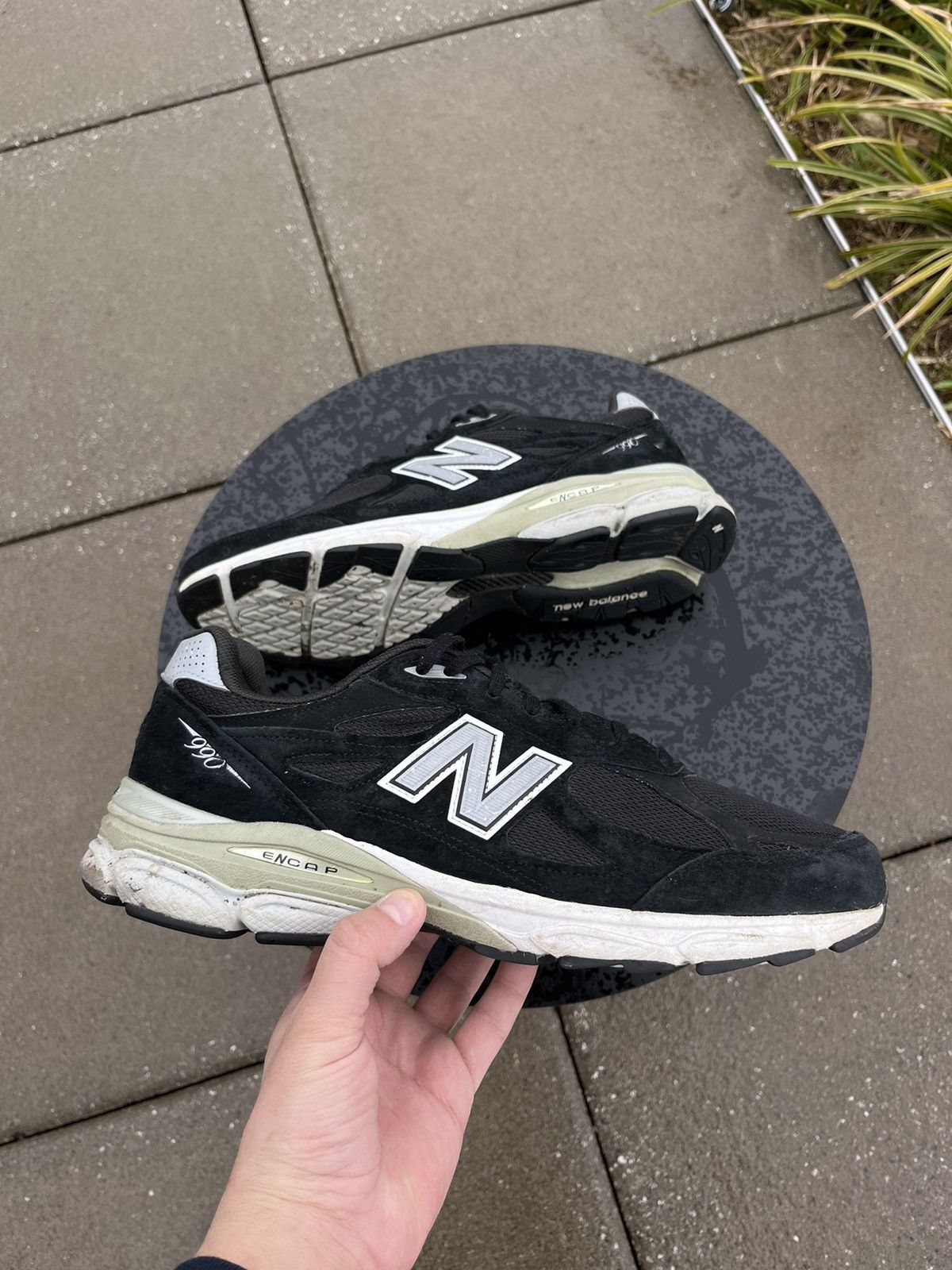 New Balance New Balance 990v3 Kith Black Size US 12 / EU 45 - 5 Thumbnail