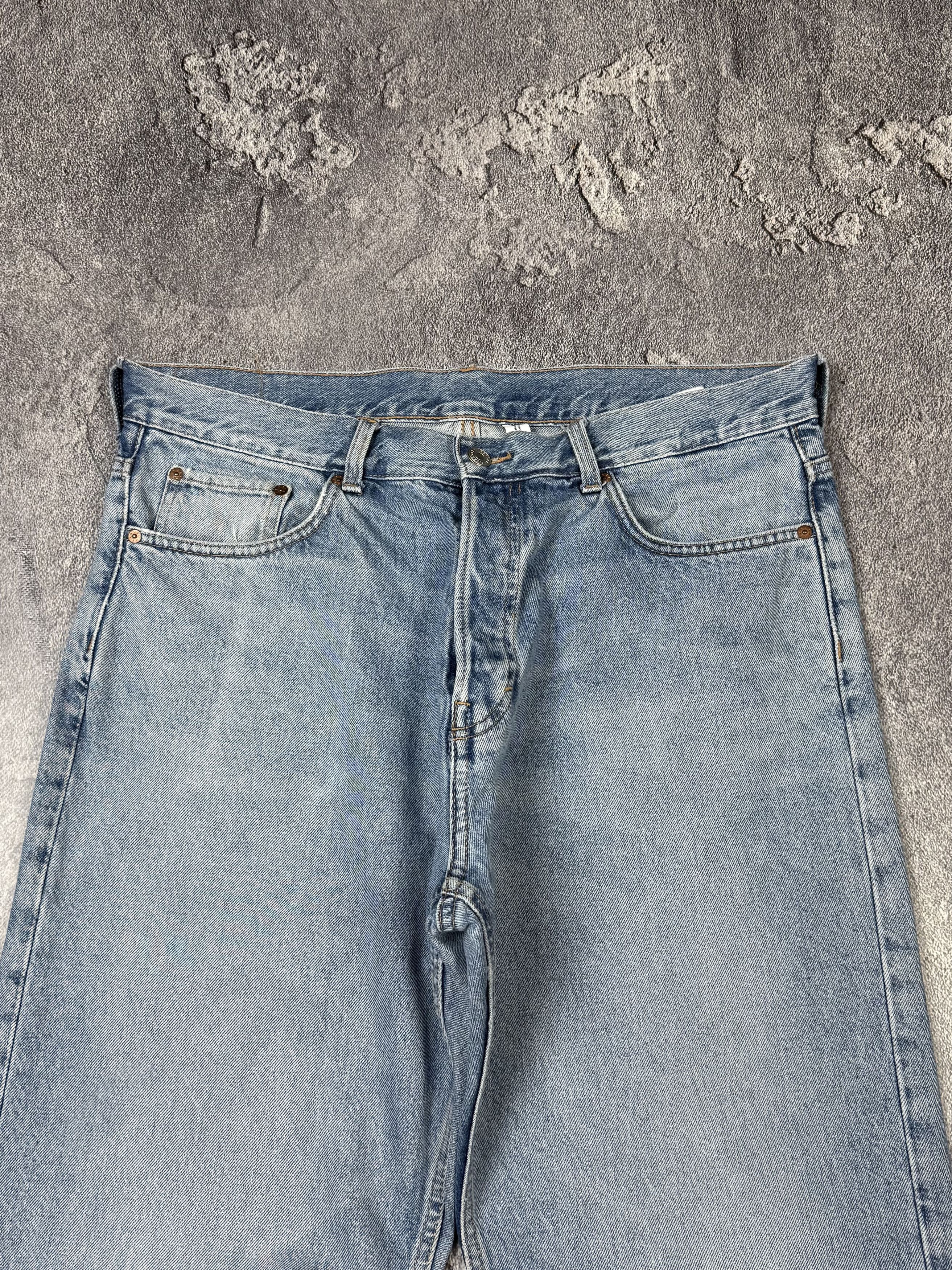 Weekday Y2K Weekday Relaxed Fit Straight Leg Jeans Size US 33 - 3 Thumbnail