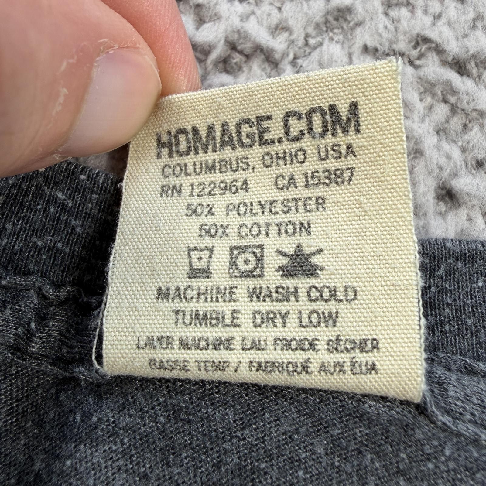 Homage Homage Motor City Bad Boys T Shirt XL Detroit Pistons Gray Size US XL / EU 56 / 4 - 5 Thumbnail