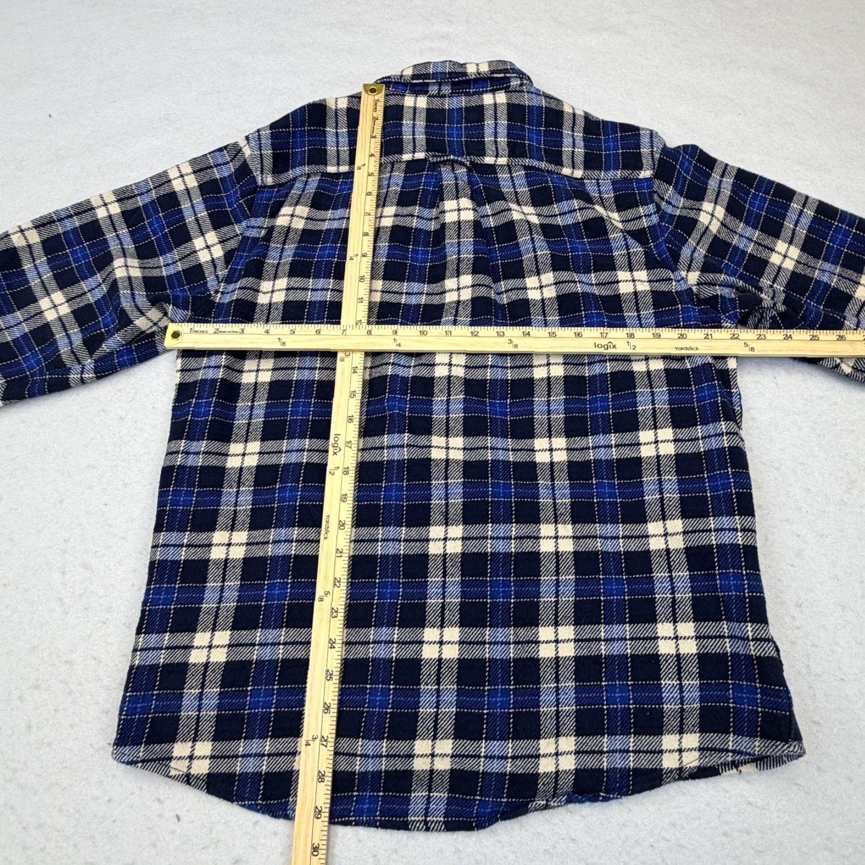Orvis Orvis Shirt Mens Large Blue Plaid Flannel Button-Up Long Sleeve Casual Outdoor Size US L / EU 52-54 / 3 - 7 Thumbnail