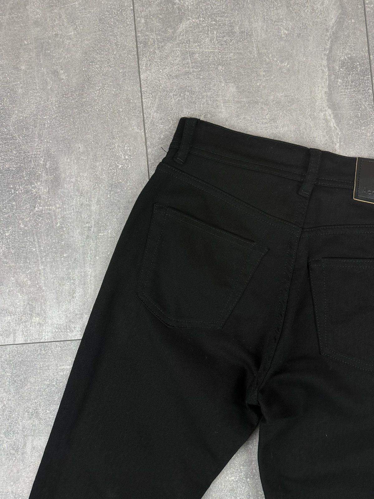 Acne Studios Acne Studios Melk Stay Black Womens Classic Black Jeans Size 25" / US 0 / IT 36 - 6 Thumbnail