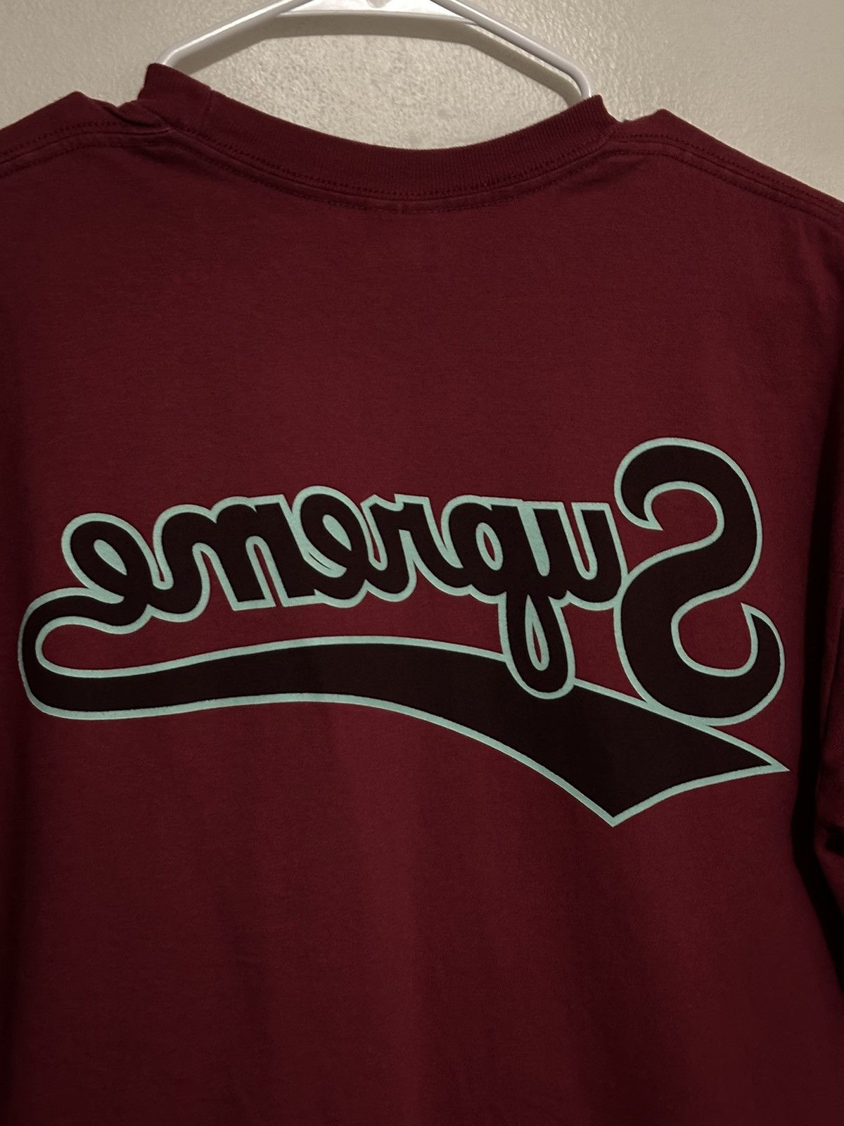Supreme Supreme Backwards Tee Size US M / EU 48-50 / 2 - 2 Thumbnail