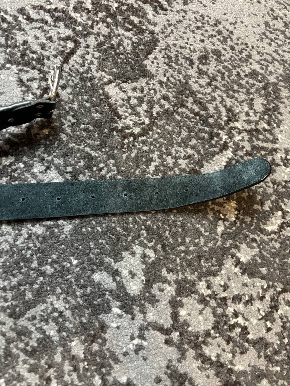 Japanese Brand × Vintage Vintage Y2K Punks Thorn Black Leather Belt Opium Size ONE SIZE - 5 Thumbnail
