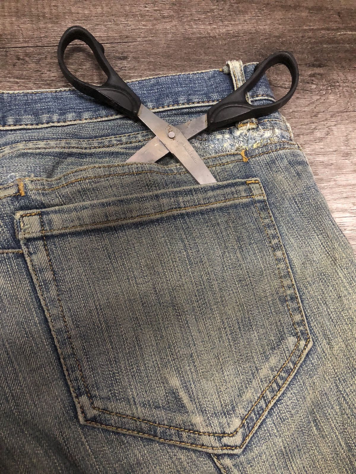 Designer × Diet Butcher Slim Skin VINTAGE DIET BUTCHER SLIM SKIN DENIM JEANS (UNISEX) Size US 33 - 23 Thumbnail