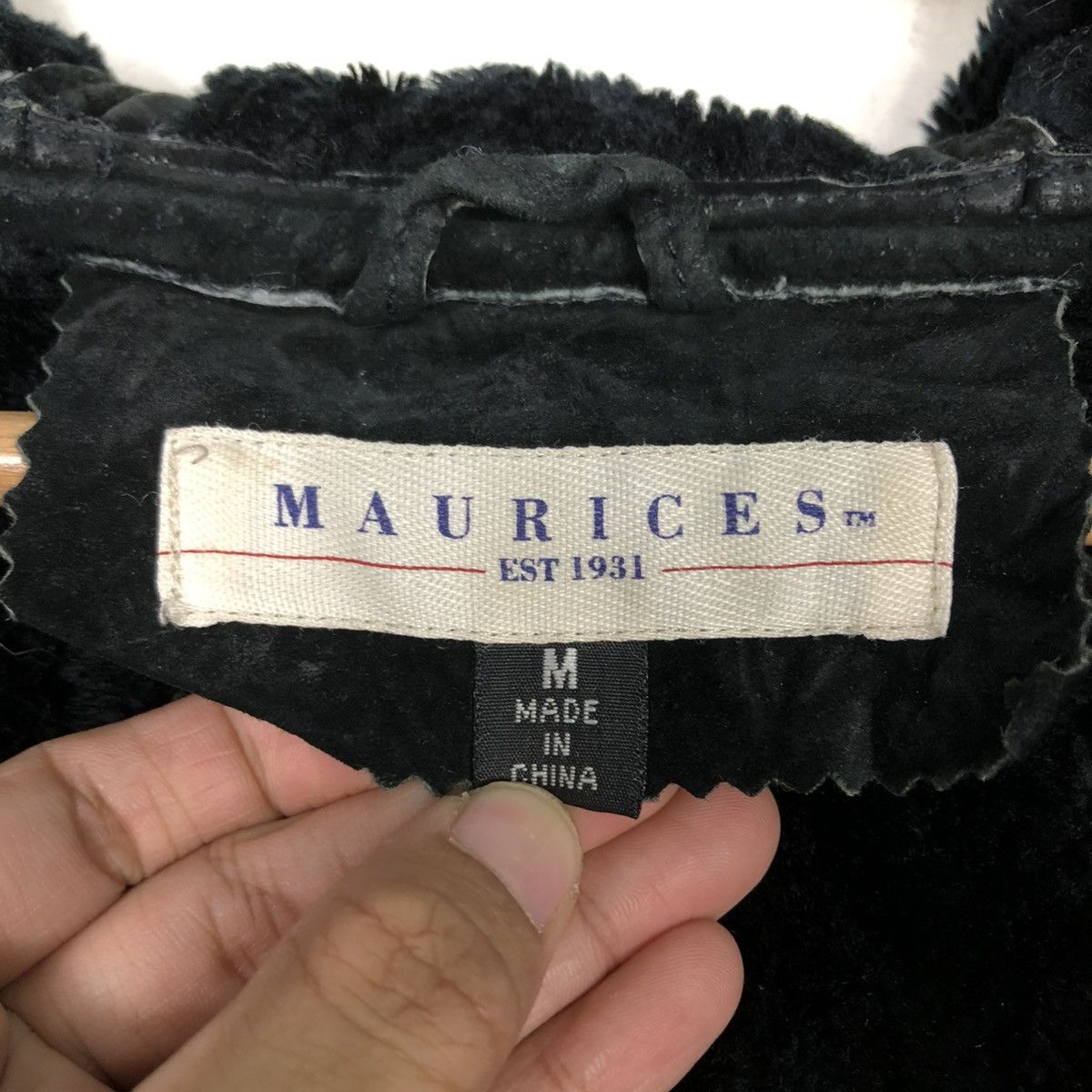 Japanese Brand 🔥VINTAGE LEATHER JACKET FUR BLANKET MAURICES ISSEY MIYAKE Size US M / EU 48-50 / 2 - 23 Thumbnail