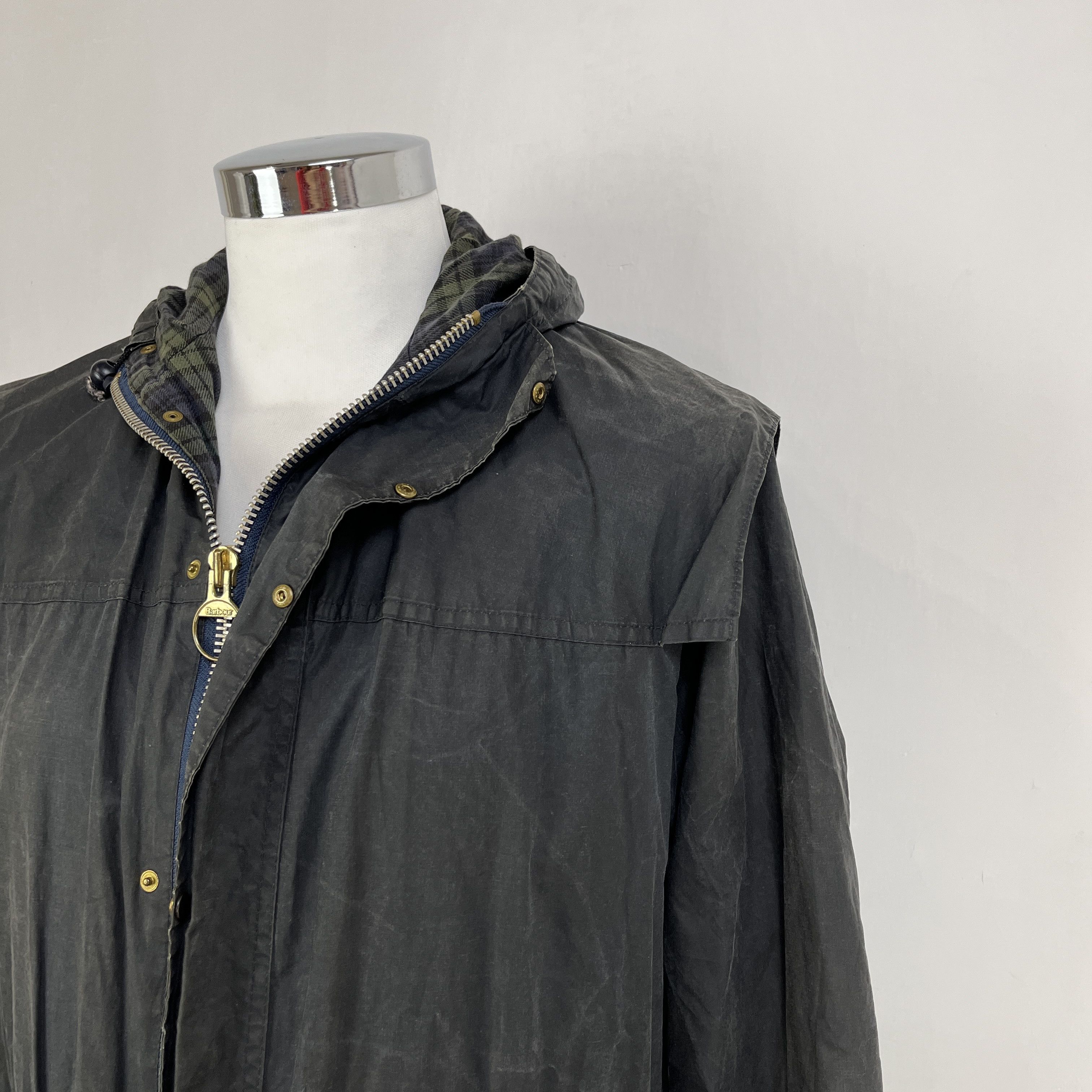 Barbour Parka Barbour Kaki Durham Model – Taglia M Size US M / EU 48-50 / 2 - 5 Thumbnail