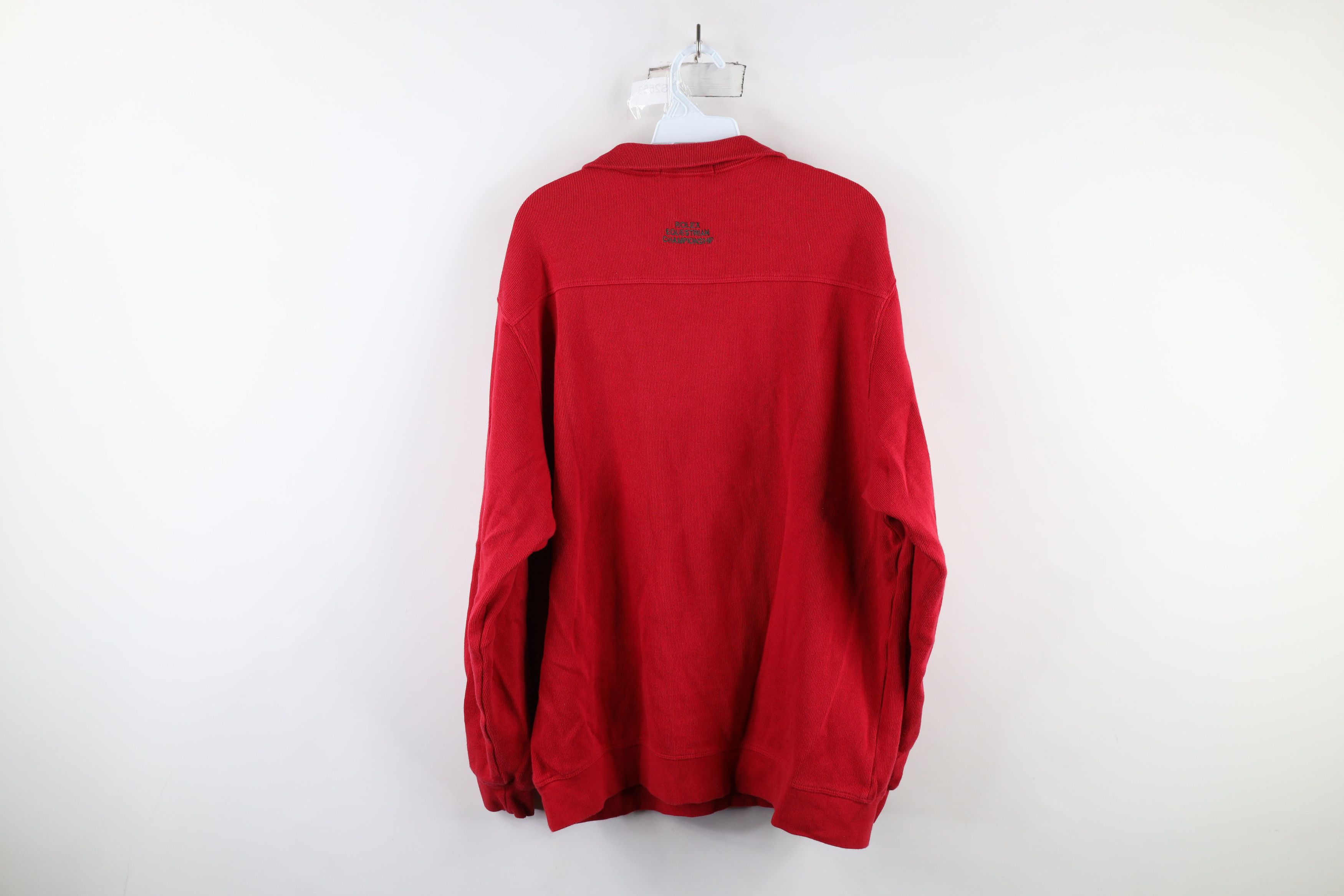 Vintage Vintage Equestrian Championship Kentucky Half Zip Sweater Size US L / EU 52-54 / 3 - 8 Thumbnail