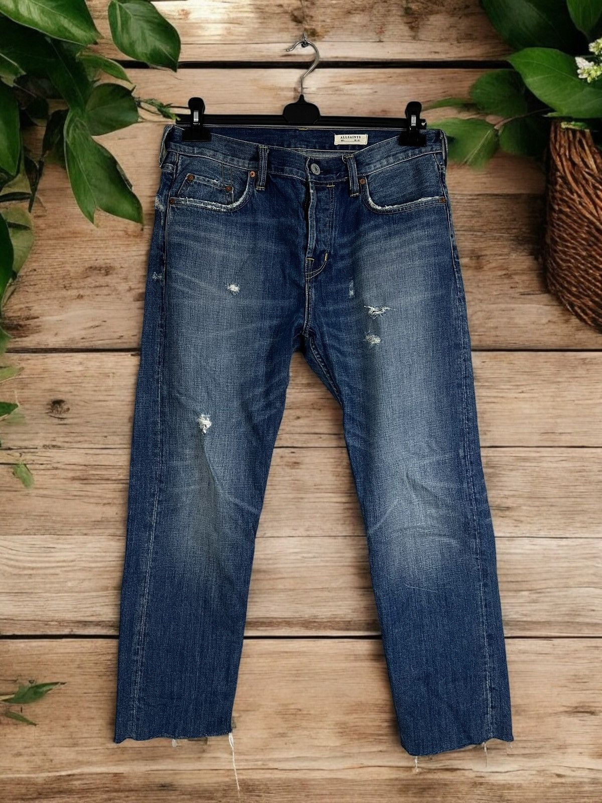 Allsaints AllSaints Sid straight jeans size W33 Size US 33 - 1 Thumbnail