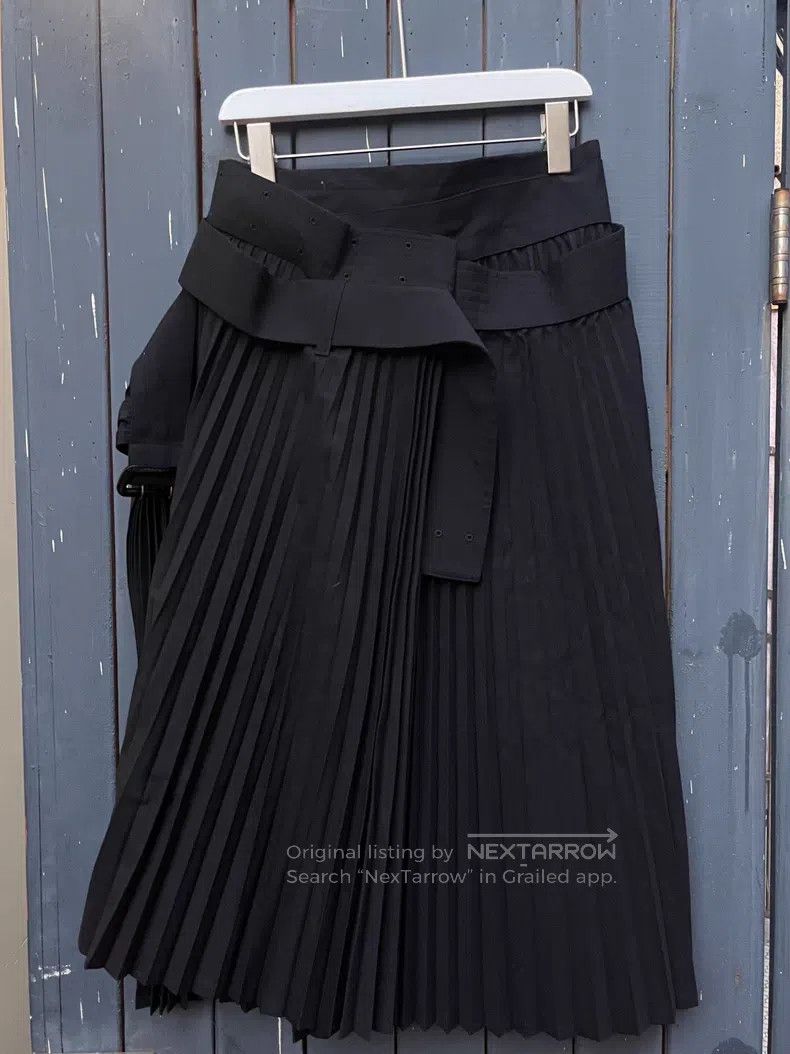 Junya Watanabe Junya Watanabe size M Organza pleated wool skirt Size 25" / US 0 / IT 36 - 2 Thumbnail