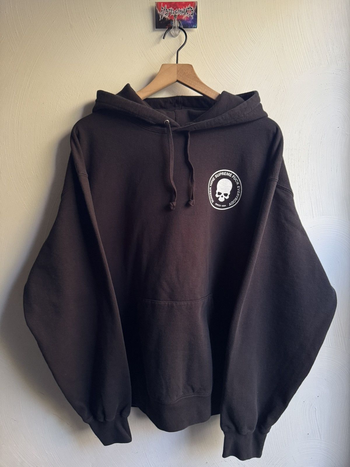 Number (N)ine × Supreme Supreme Number (N)ine Hoodie Black Size US XL / EU 56 / 4 - 3 Thumbnail