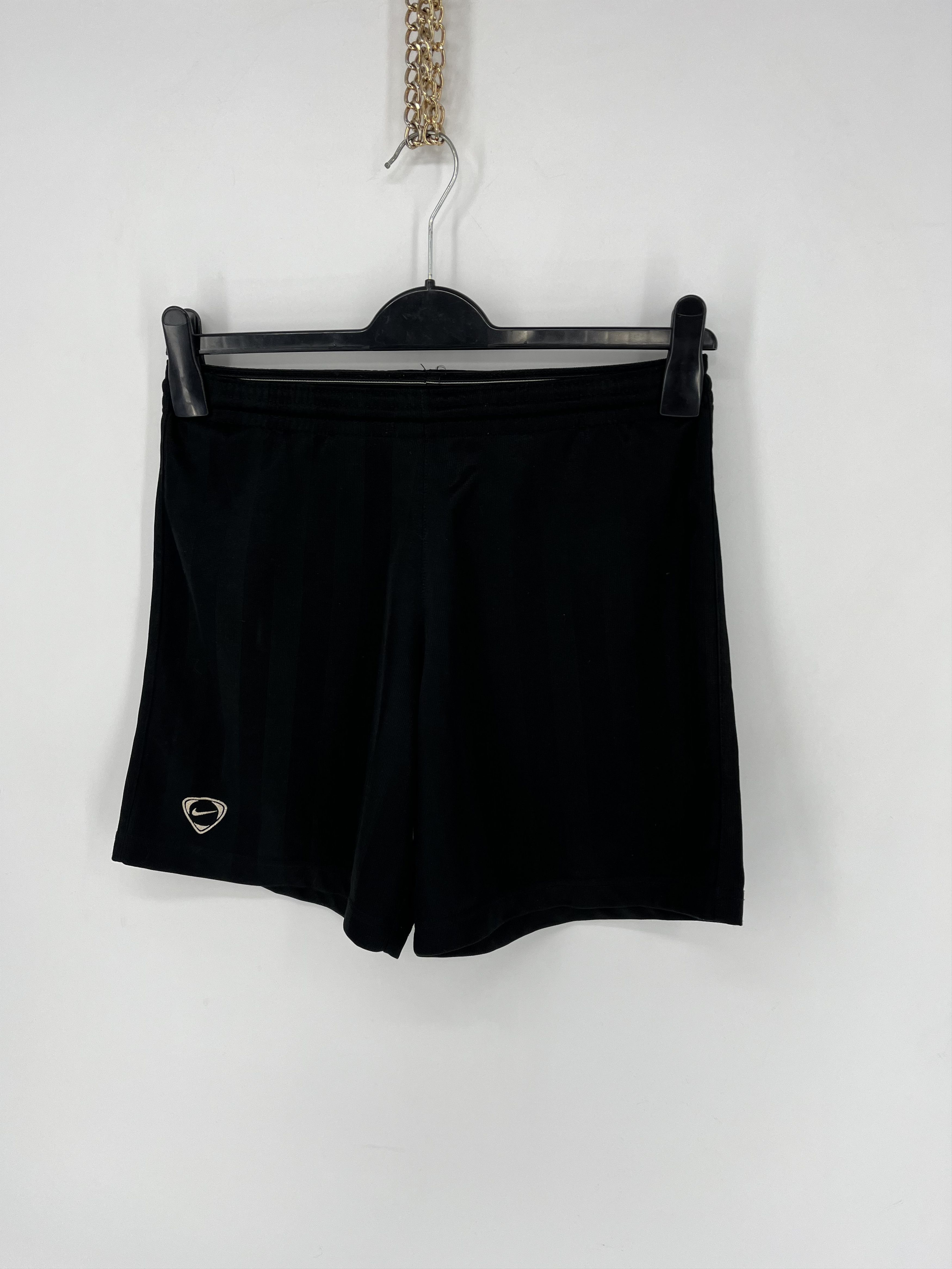 Nike × Vintage 90s Vintage Nike Black Nylon Mini Swoosh Shorts Travis Style Size US 30 / EU 46 - 3 Thumbnail