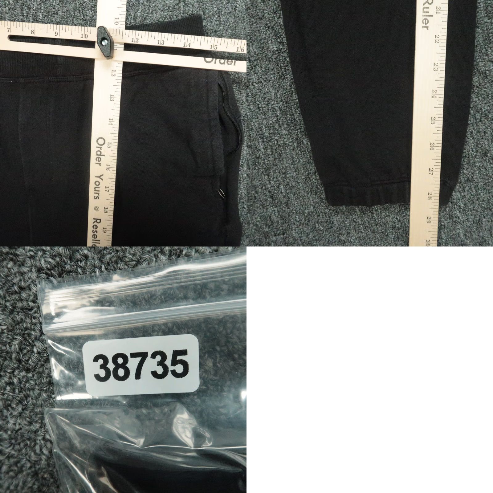 Lululemon Lululemon Pants Mens Medium Black Jogger with Pockets Zip Pocket Steady Classic 29in Inseam Regular Fit, Activewear, Casual, Travel Mens Size US 31 - 8 Thumbnail