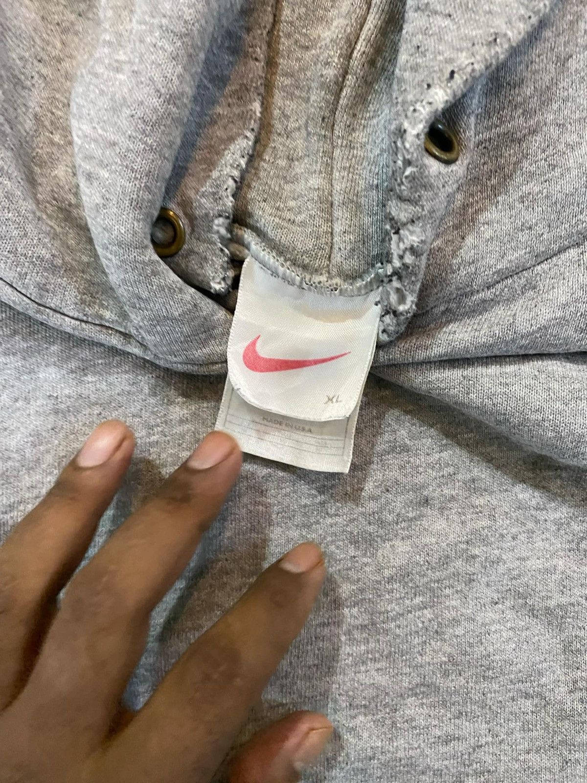 90’s Nike Center swoosh Hoodie Faded