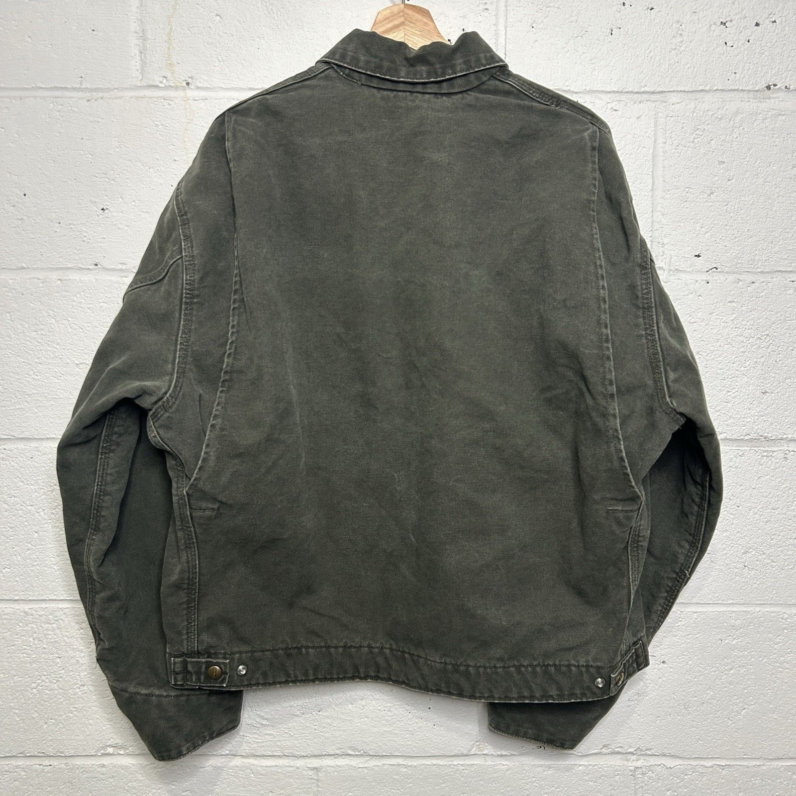Carhartt Vintage Carhartt Blanket-Lined Detroit Jacket “Moss” J146 Size US XL / EU 56 / 4 - 2 Thumbnail