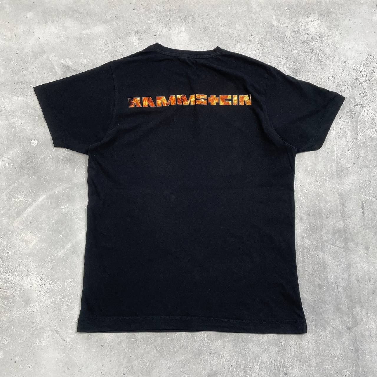 Band Tees Rammstein Feuer Frei 1994 Fire Logo T Shirt Black Size M Size US M / EU 48-50 / 2 - 2 Thumbnail
