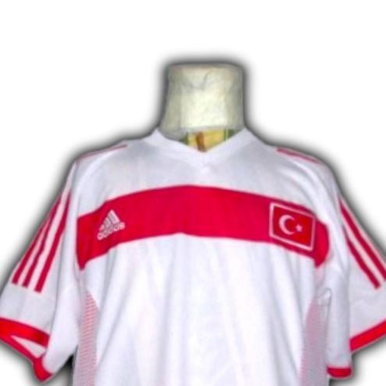 Adidas Turkey 2002 2003 Away shirt jersey Size US L / EU 52-54 / 3 - 2 Thumbnail