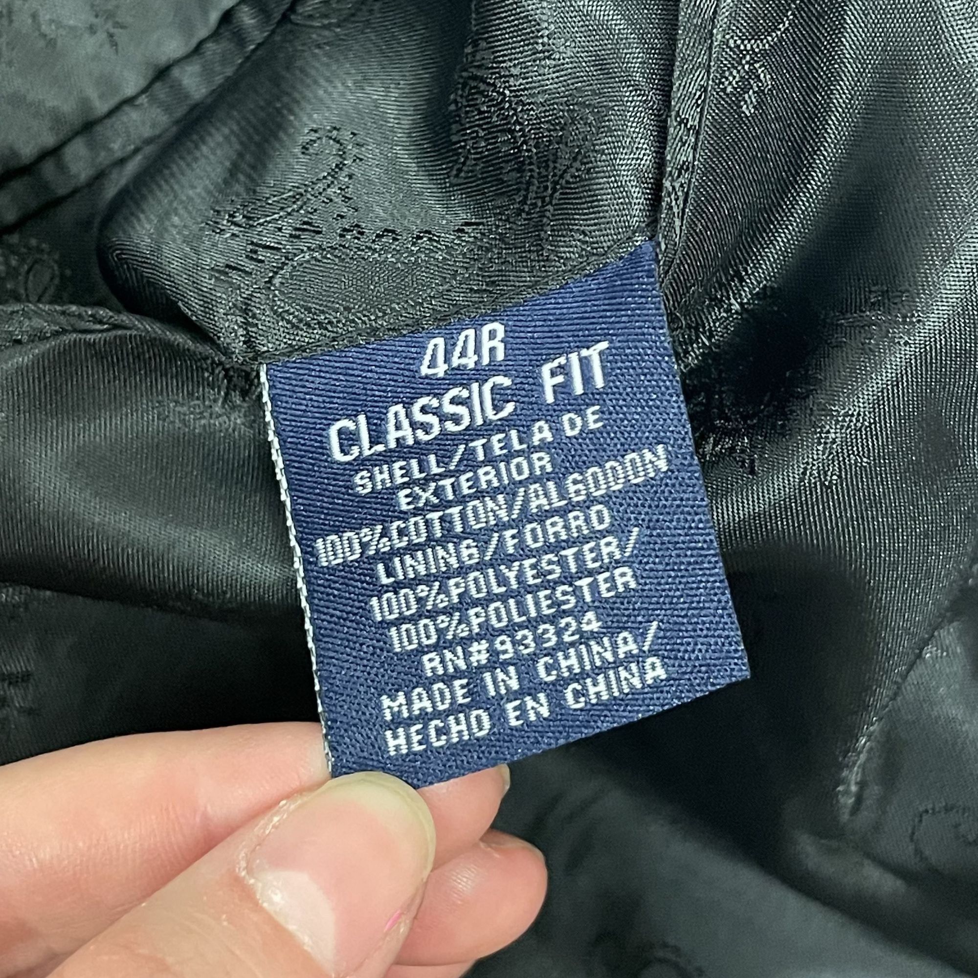 Stafford Stafford Black Sport Coat CORDUROY Modern Cotton Jacket Size 44R - 6 Thumbnail