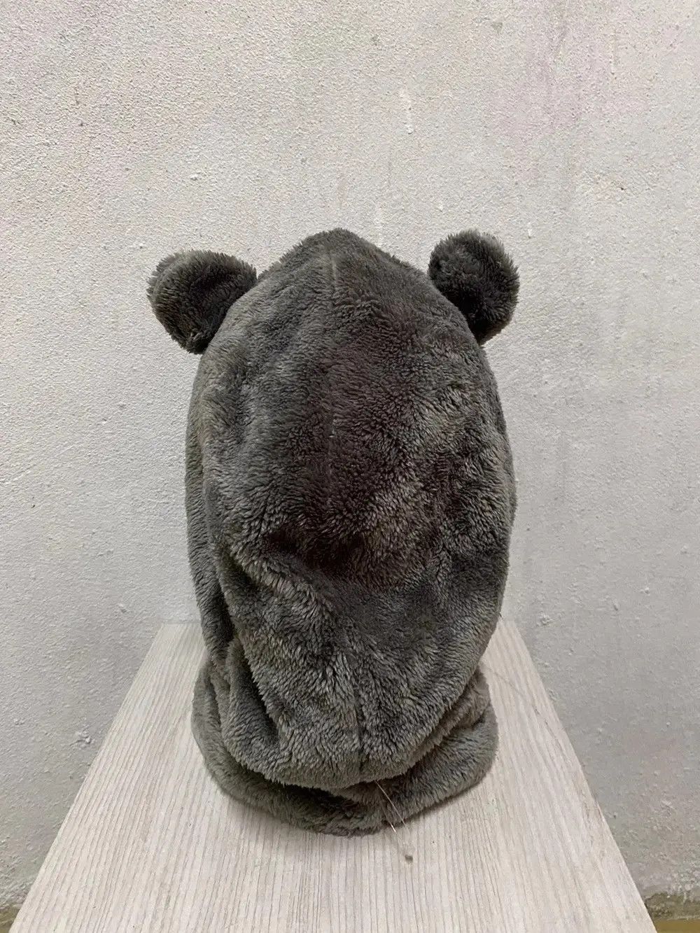 Vintage Japanese Brand Fur Fleece Balaclava Beanie Hat Size ONE SIZE - 4 Thumbnail