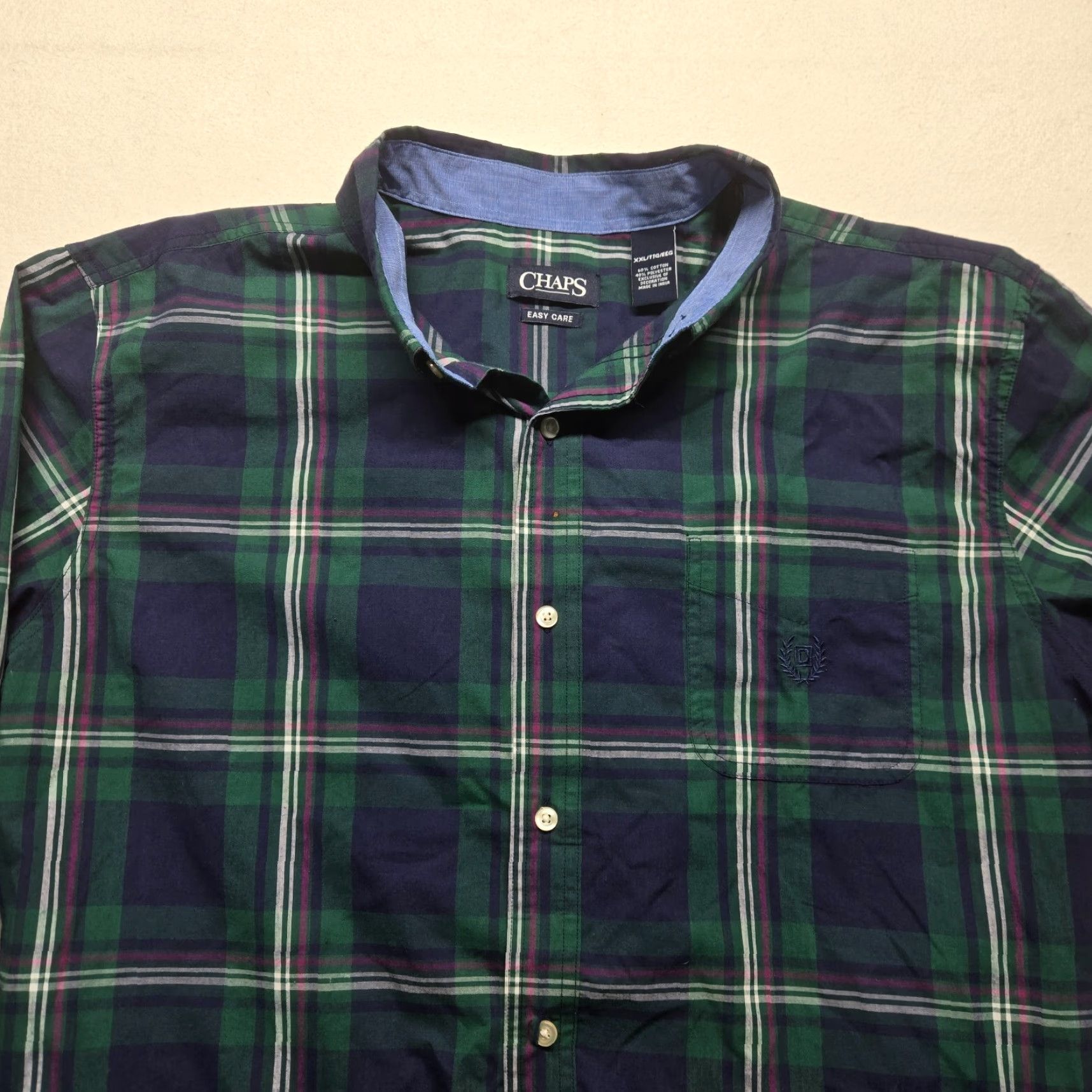 Chaps Chaps Shirt Adult 2XL Multicolor Plaid Button-Up Long Sleeve Mens Size US XXL / EU 58 / 5 - 2 Thumbnail