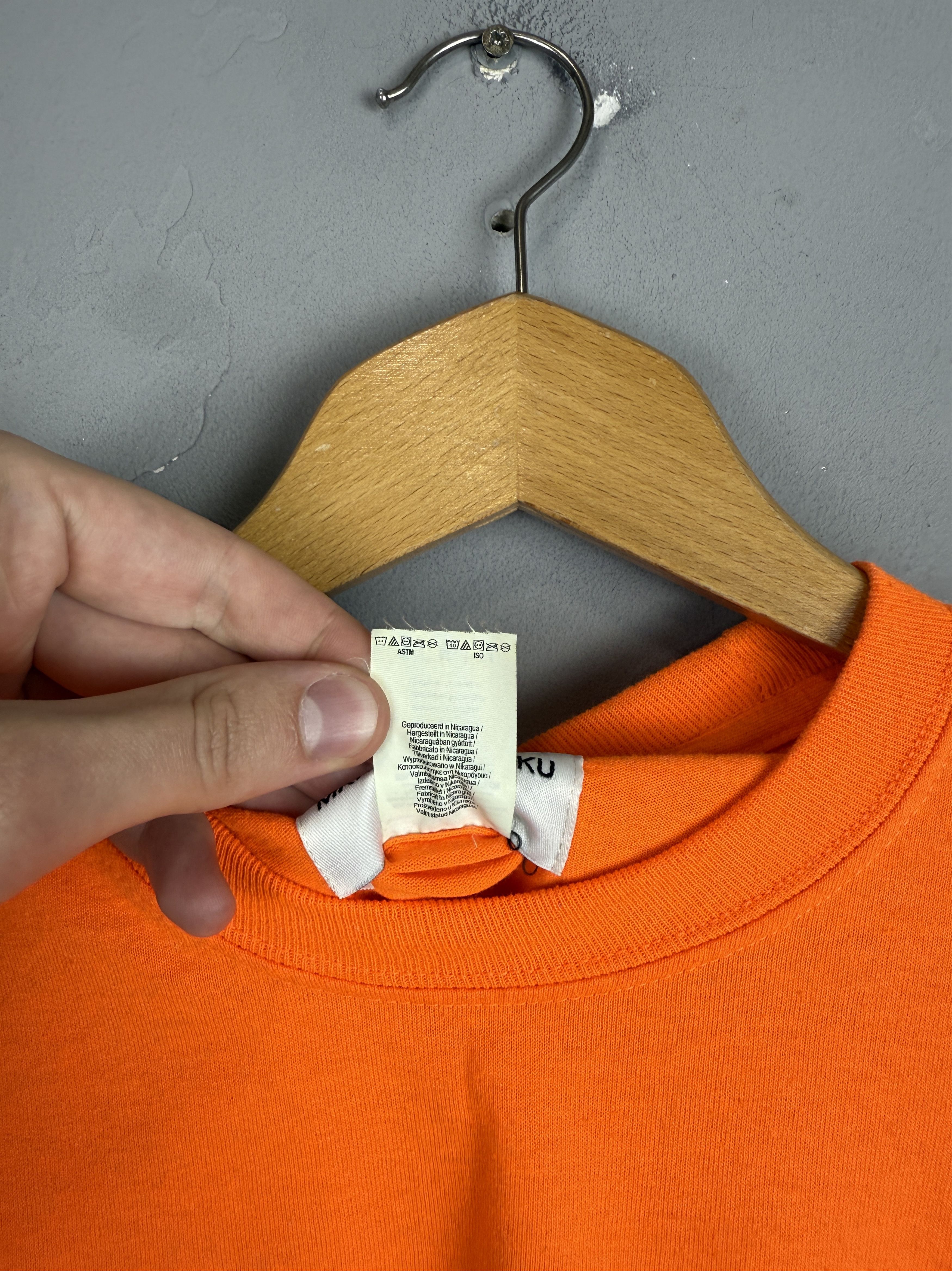 Mki Miyuki Zoku MKI MIYUKI ZOKU T-shirt Long Sleeve Orange Streetwear SK8 Size US M / EU 48-50 / 2 - 9 Thumbnail