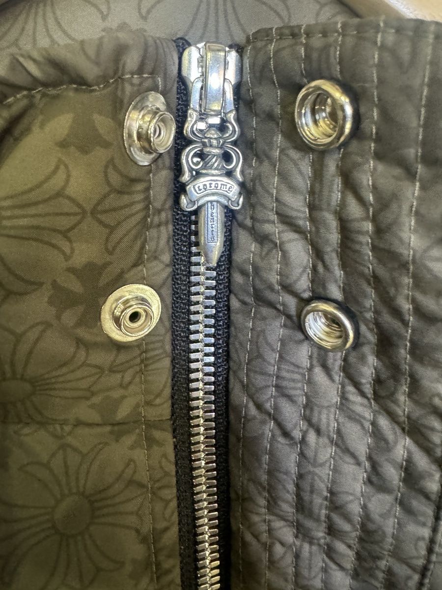 Chrome Hearts NEW Chrome Hearts Monogram Down Jacket Olive Green Size US L / EU 52-54 / 3 - 8 Thumbnail