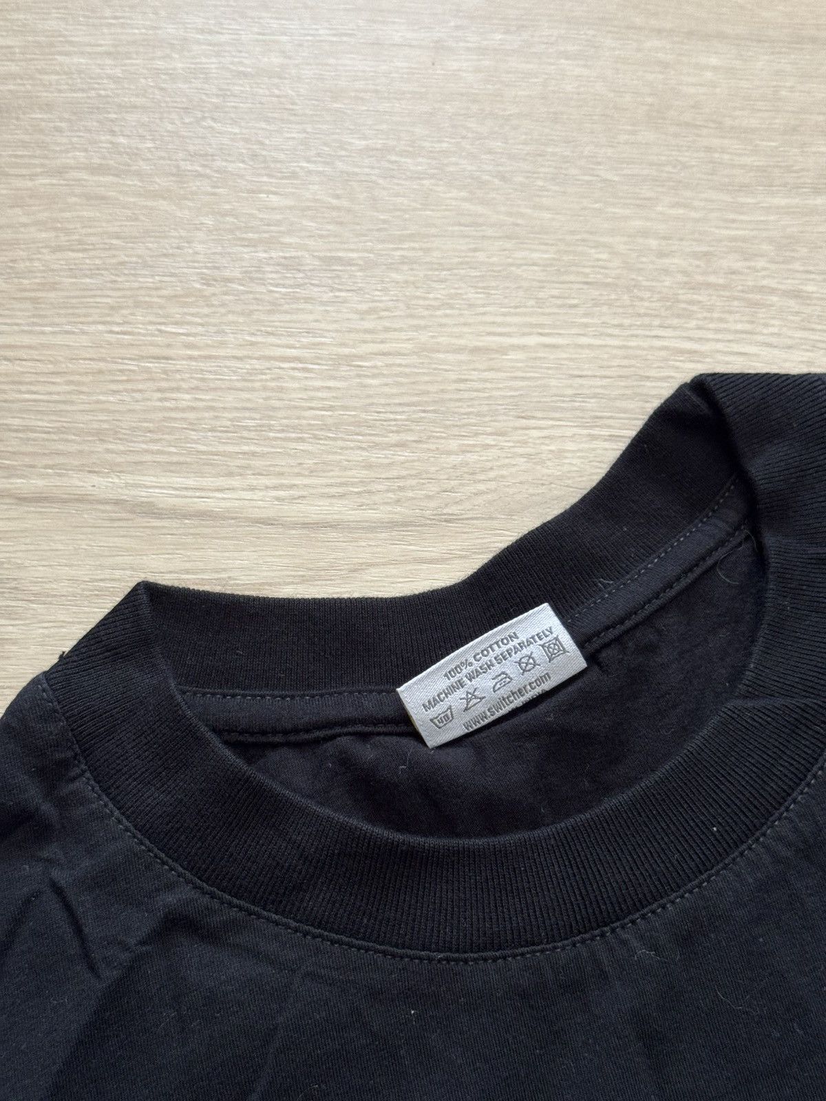 Vintage Vintage Polizei Reflective Black T-Shirt Size US XL / EU 56 / 4 - 7 Thumbnail