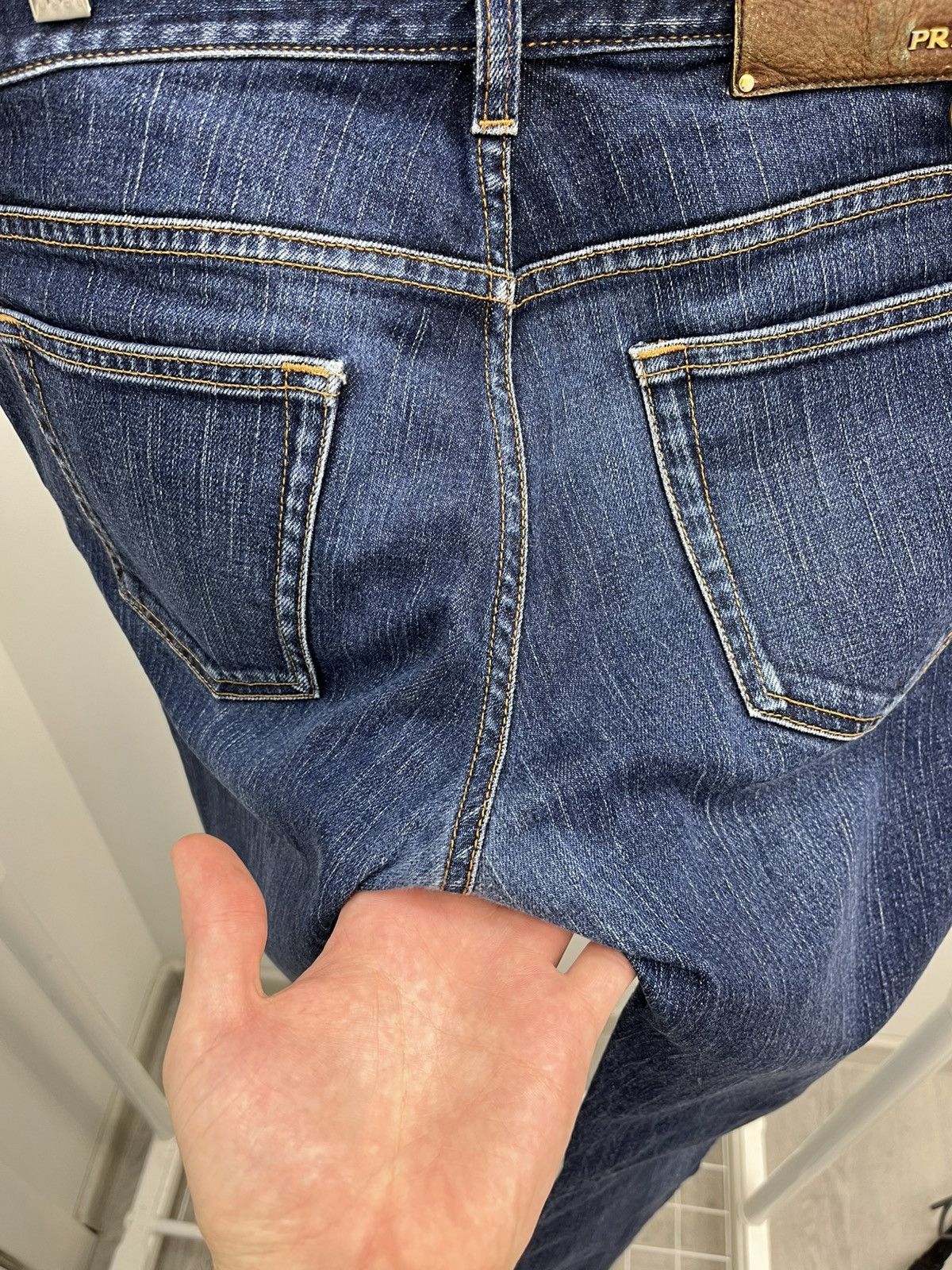 Prada Vintage Prada Tapered Fit Denim Jeans Size US 32 / EU 48 - 4 Thumbnail