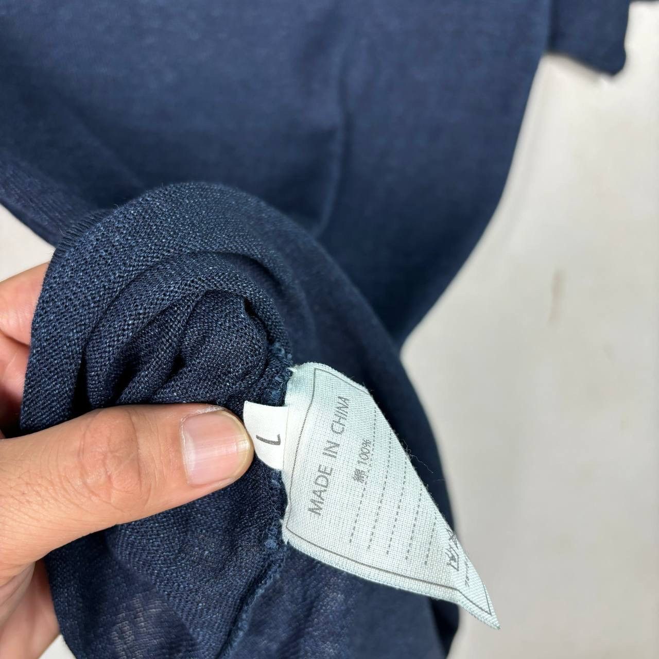 45rpm 45rpm Studio Indigo Navy Knit Tee R Logo Embroidery Size 3 Size US XS / EU 42 / 0 - 7 Thumbnail