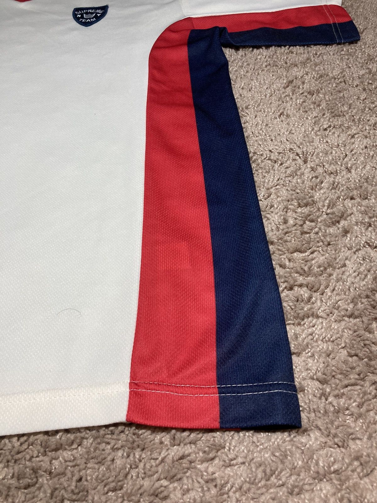 Supreme 90s Supreme NY Team Soccer Shirt Jersey Football 2000s Cream Size US M / EU 48-50 / 2 - 5 Thumbnail