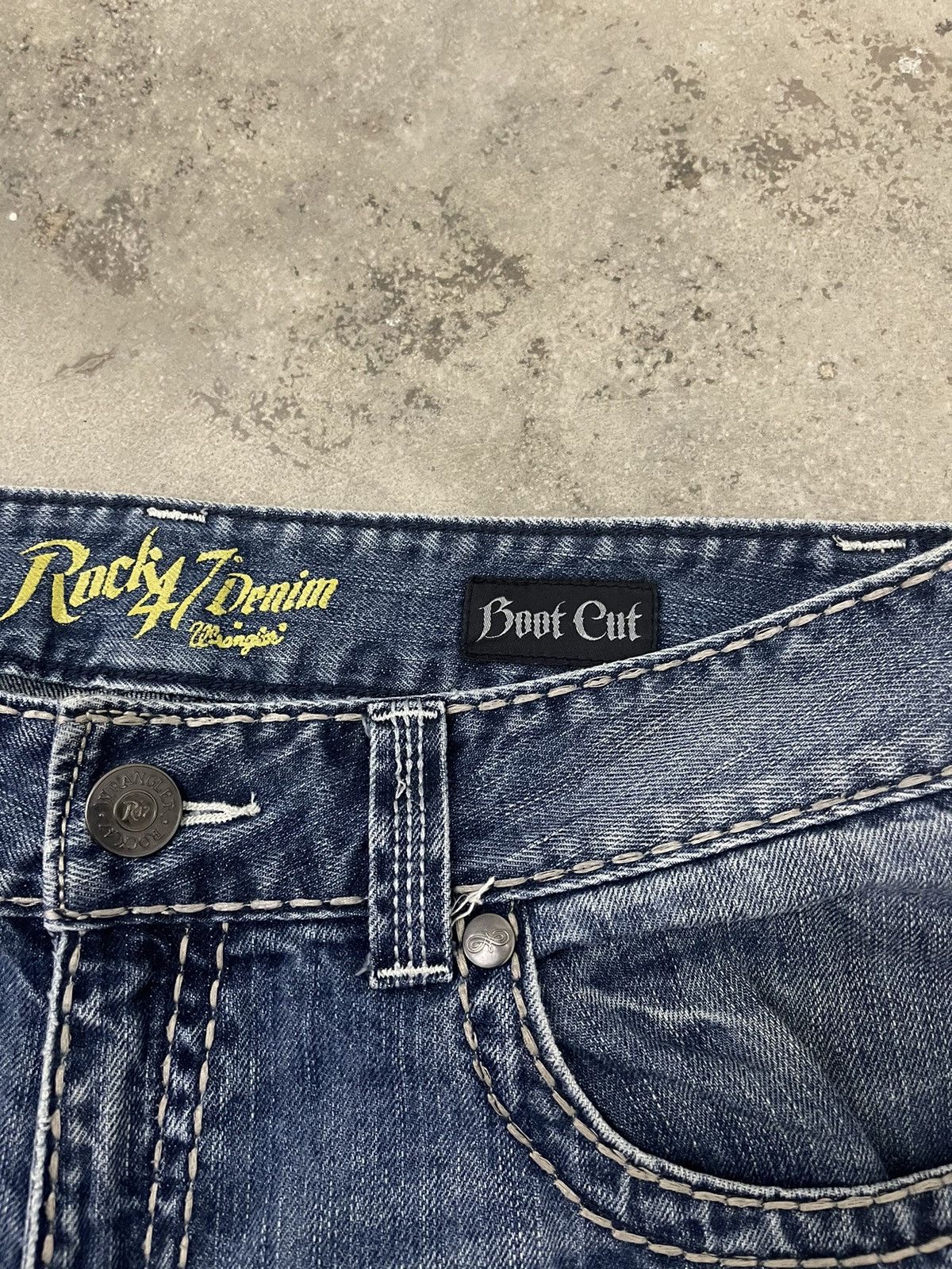 Wrangler Vintage Rock 47 Flared Denim Size US 32 / EU 48 - 9 Thumbnail