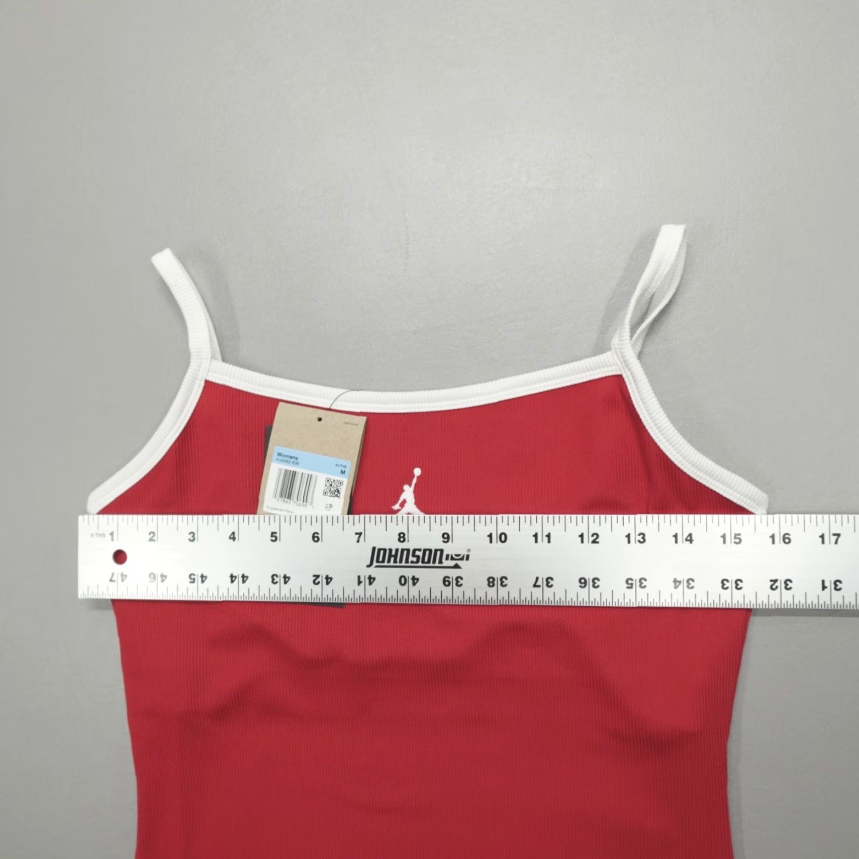 Jordan Brand Air Jordan Slim Tank Dress Red Women's Size M HJ0062-636 Tank Dress Slim Fit Casual Party/Cocktail Summer Spring Womens Size M / US 6-8 / IT 42-44 - 5 Thumbnail