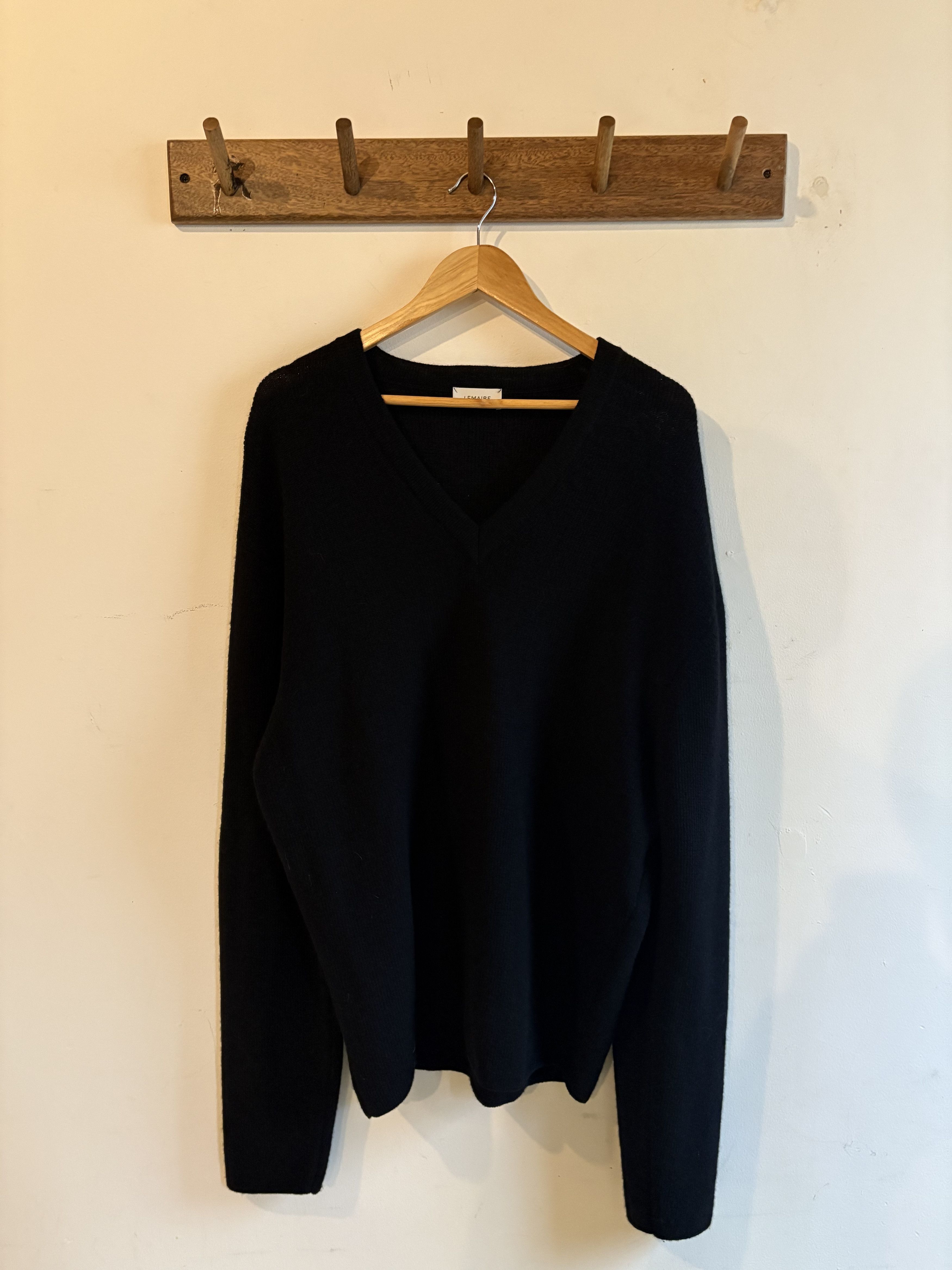 Lemaire Lemaire Oversized V Neck Sweater Size US XXL / EU 58 / 5 - 1 Thumbnail