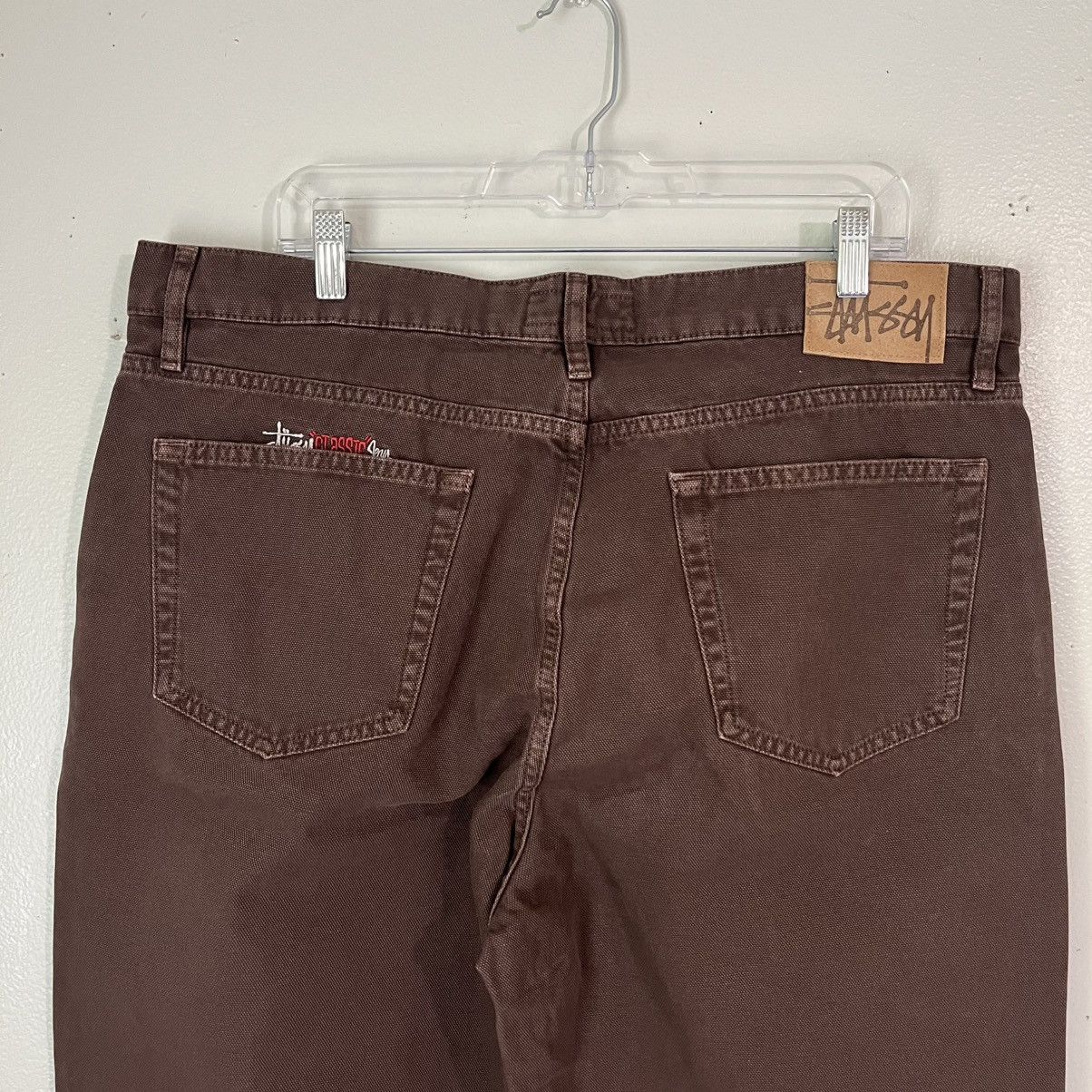 Stussy Classic Jean Washed Canvas Denim Size US 38 / EU 54 - 5 Thumbnail