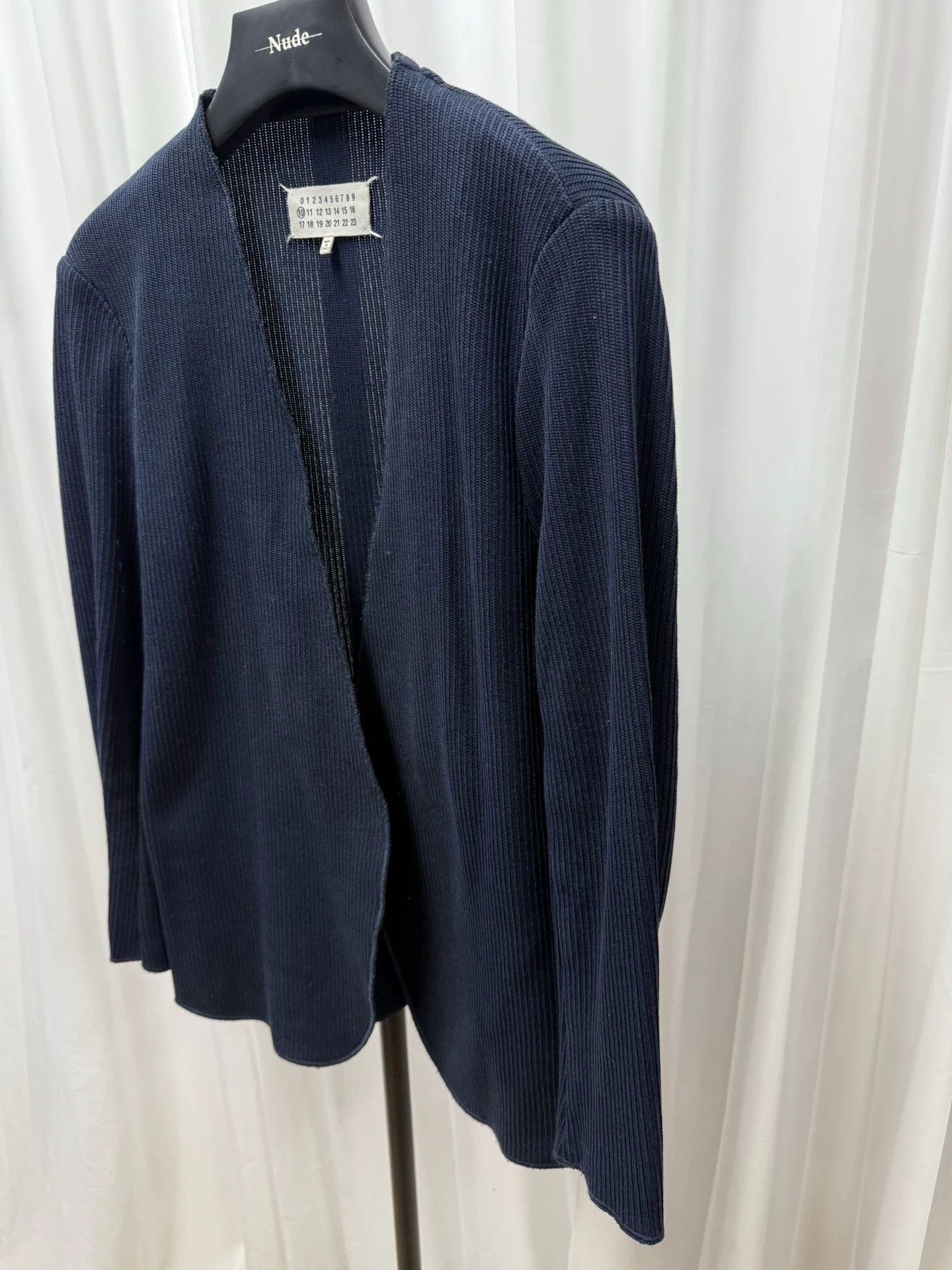 Maison Margiela Masion Margiela Knitted Collarless Blazer Size 46R - 1 Thumbnail