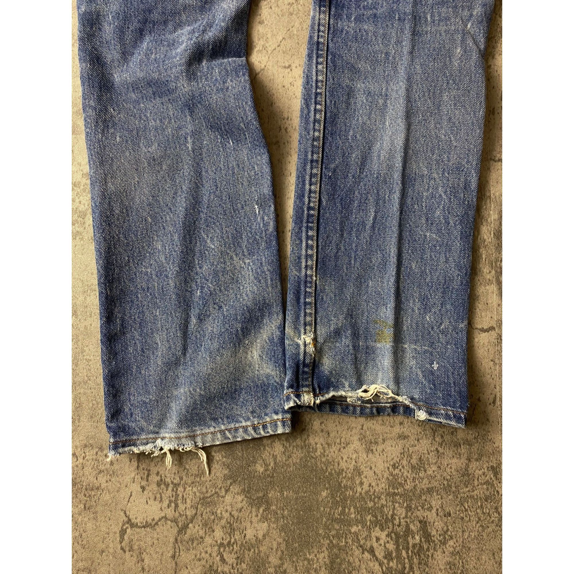 Levi's × Vintage 90s Vintage Levi's Denim Jeans Distressed Size US 30 / EU 46 - 4 Thumbnail