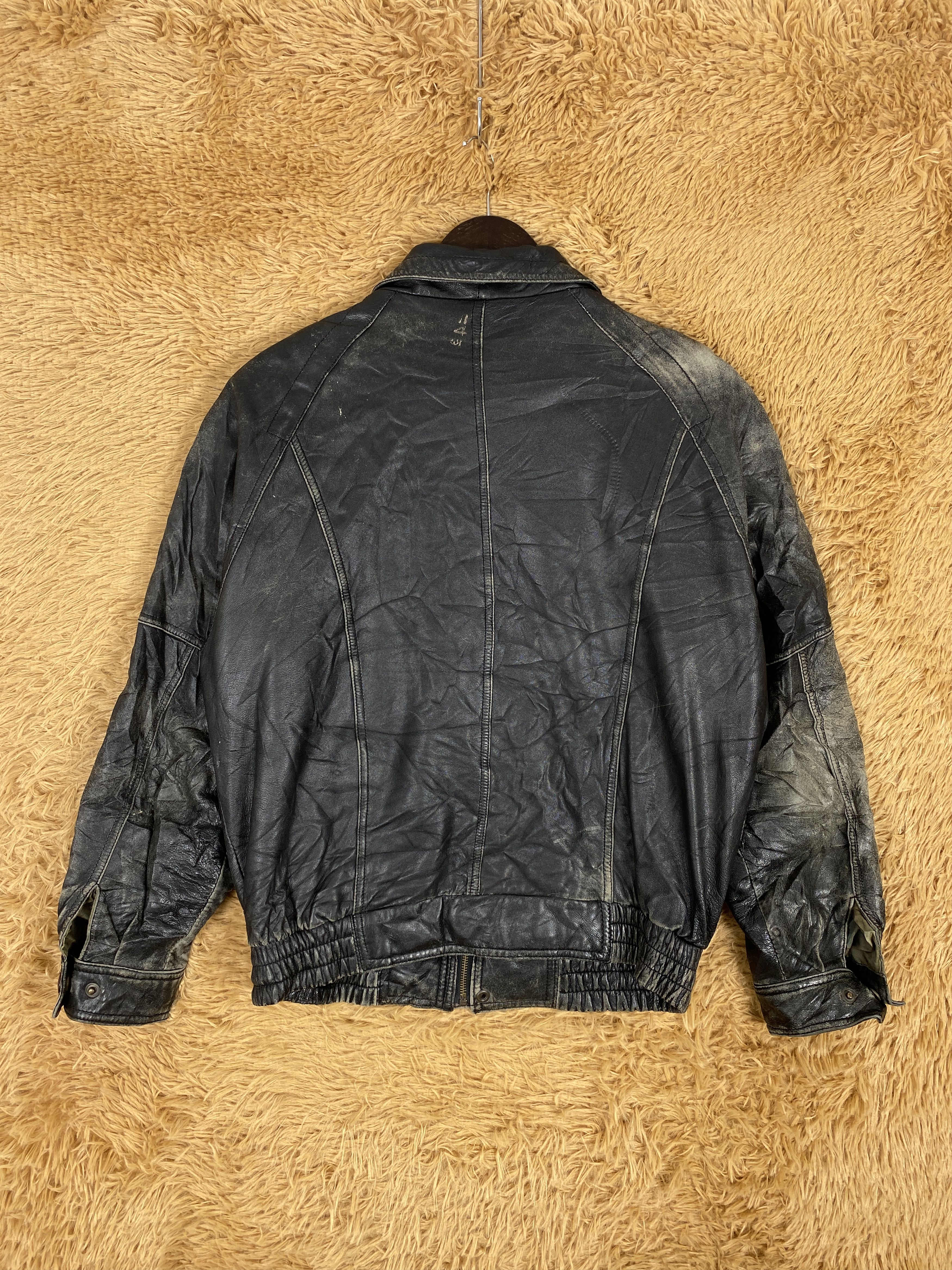 Vintage Vintage Rugged Pvc Leather Jacket J2387 Size US S / EU 44-46 / 1 - 6 Thumbnail