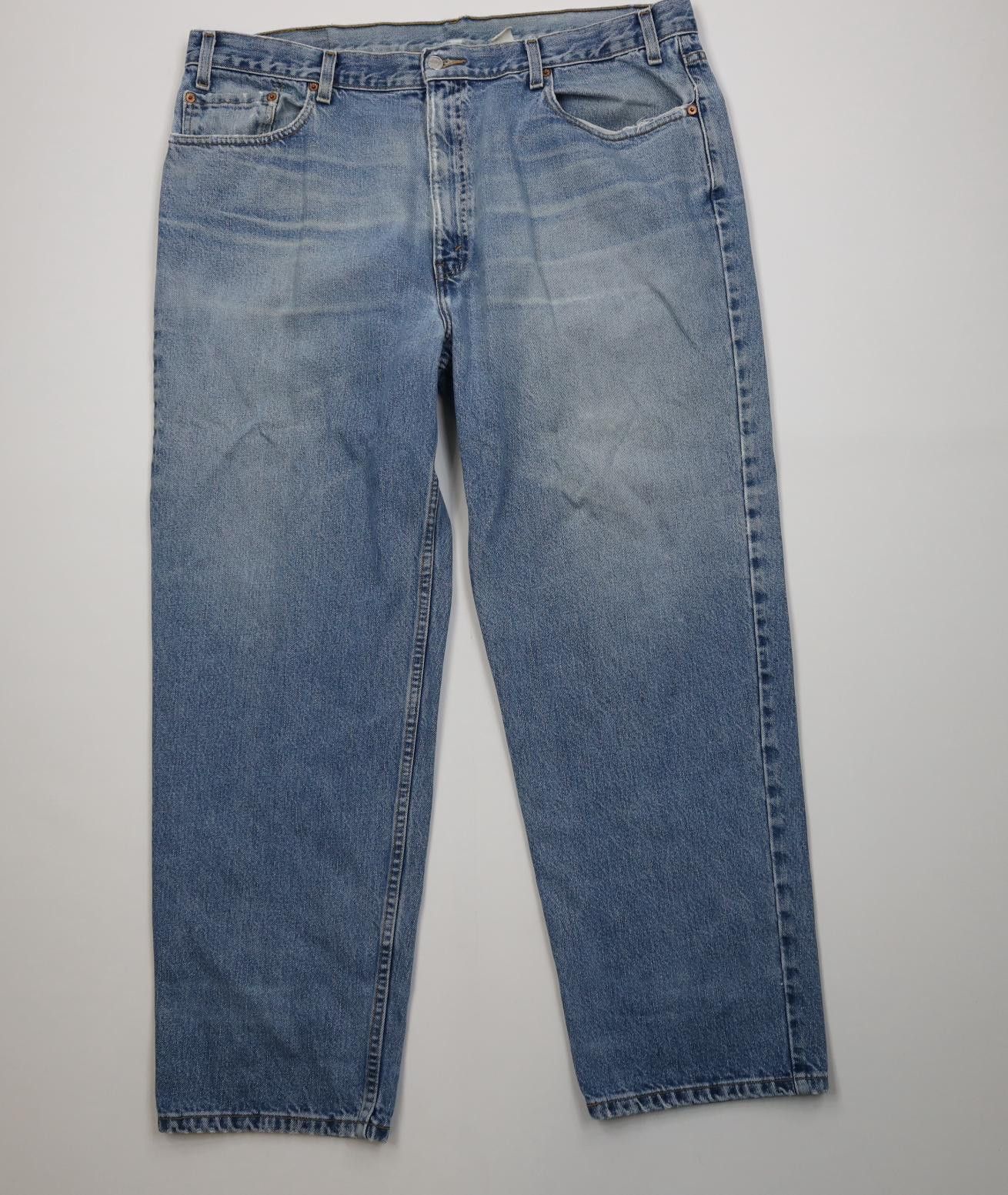 Levi's Vintage 90s Levis 550 Relaxed Fit Denim Jeans Blue Size US 42 / EU 58 - 1 Thumbnail