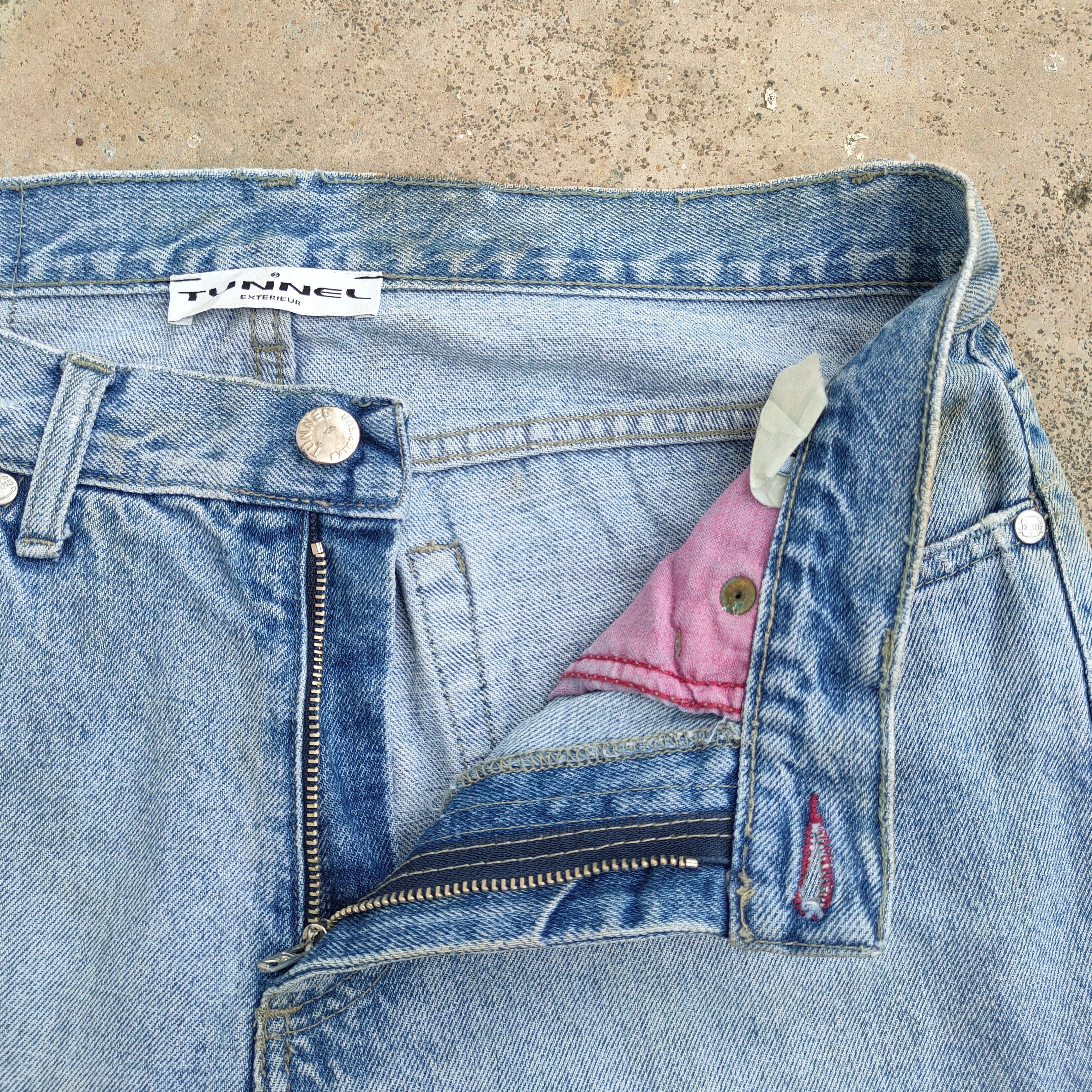 Japanese Brand FLARE VINTAGE TUNNEL DISTRESSED FADED JEANS DENIM PANTS Size US 30 / EU 46 - 7 Thumbnail