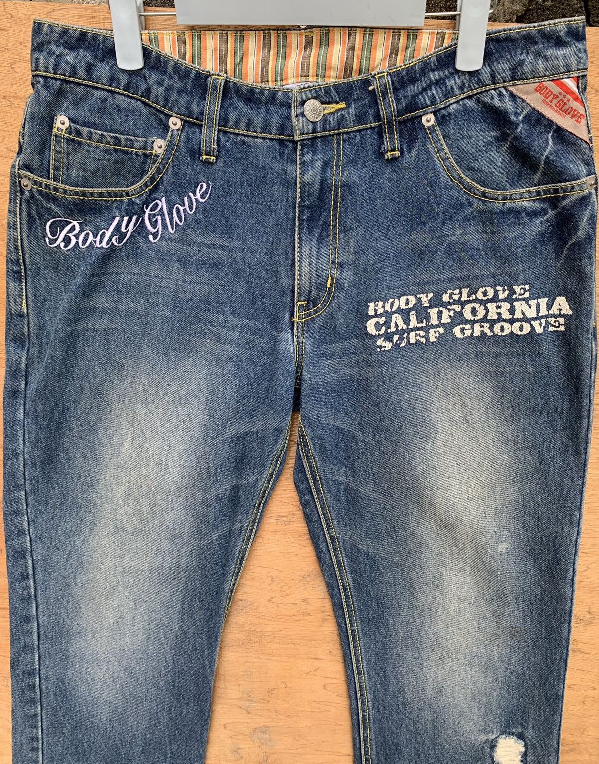 Body Glove Body Glove California Surf Groove Denim Pants Size US 32 / EU 48 - 9 Thumbnail