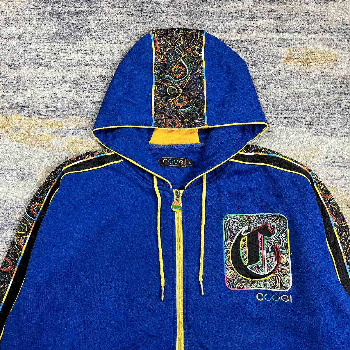 Coogi × Vintage Y2k Vintage Coogi embroidery zip hoodie Size US XL / EU 56 / 4 - 4 Thumbnail