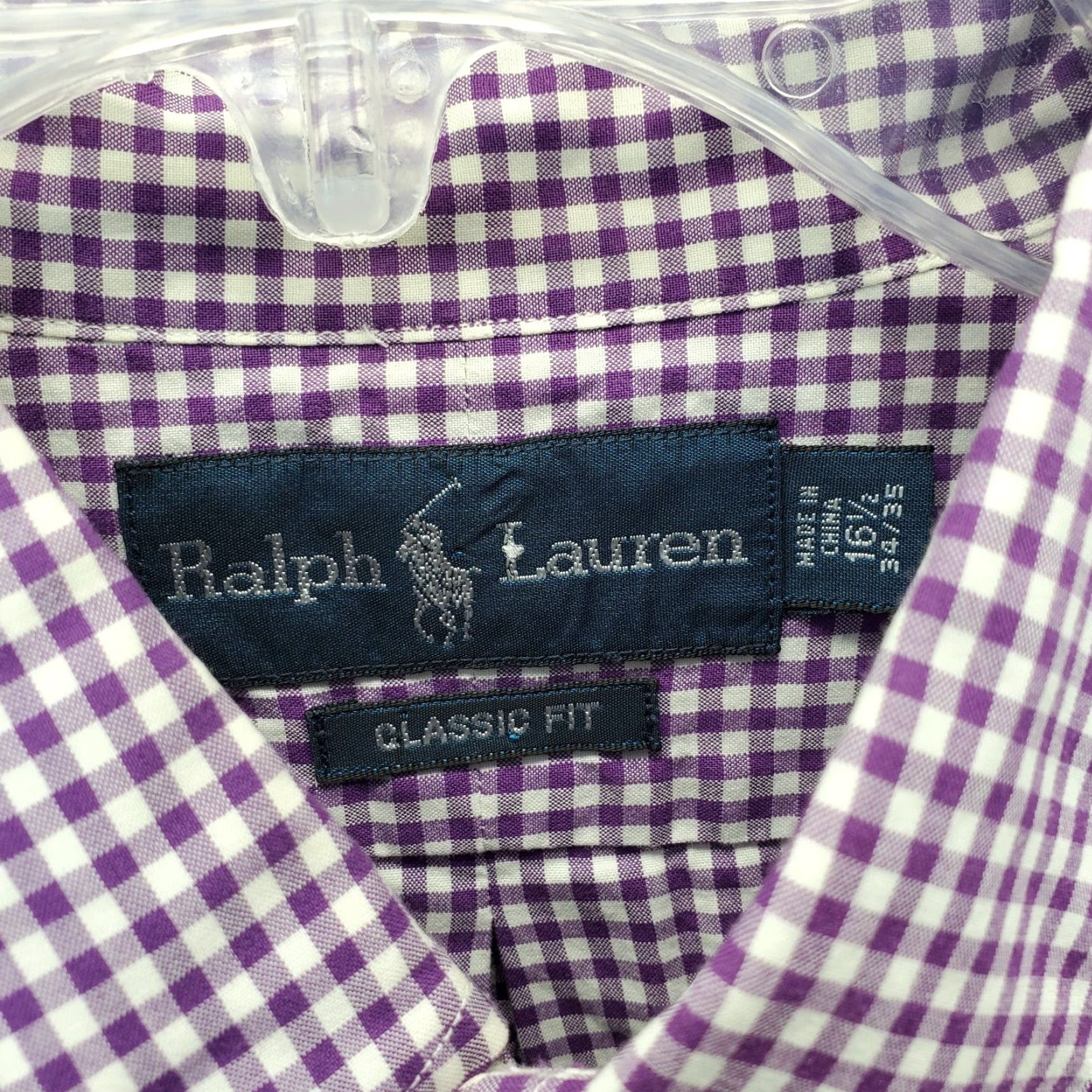Ralph Lauren Ralph Lauren Dress Shirt Mens 16.5 Multi Gingham Classic Fit Button Up Pony Logo Shirt Mens 16.5 Multicolor Gingham Classic Fit Button-Down Boy/Men? Size 46R - 6 Thumbnail